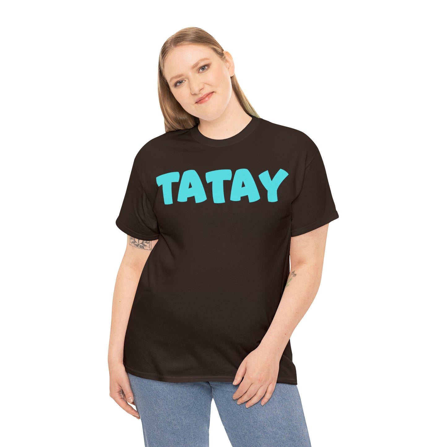 TATAY Unisex Heavy Cotton T-Shirt | Filipino | Tagalog | Father | Dad | Family