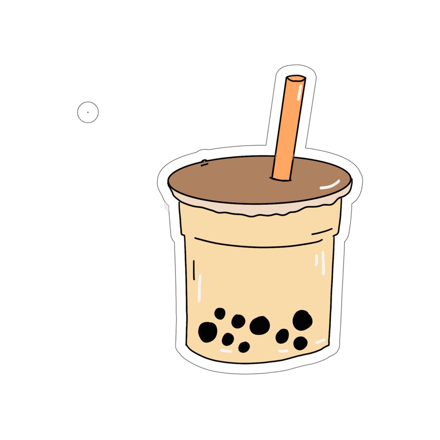 BOBA MILK TEA Die-Cut Stickers Boba drink Pearl Drink Iced Milk Tea