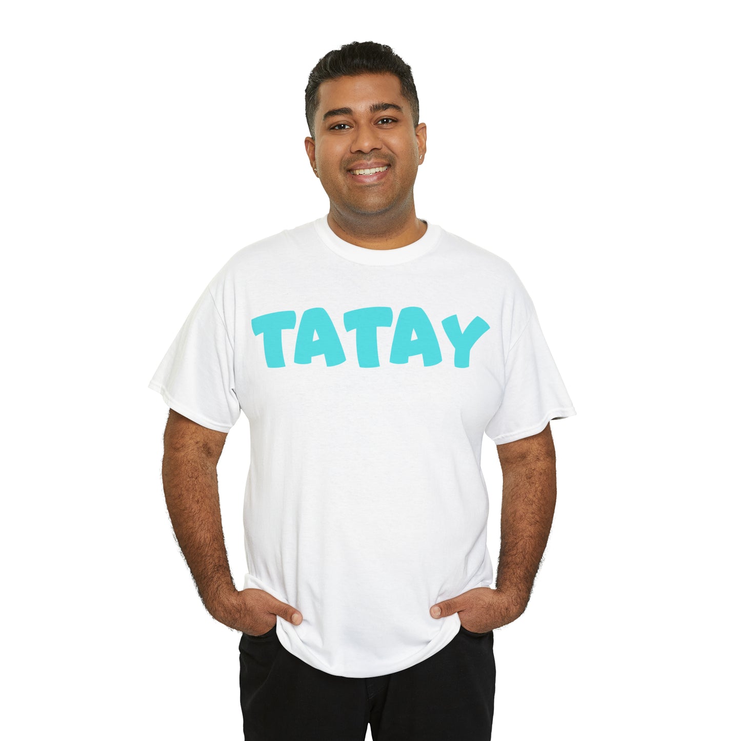 TATAY Unisex Heavy Cotton T-Shirt | Filipino | Tagalog | Father | Dad | Family