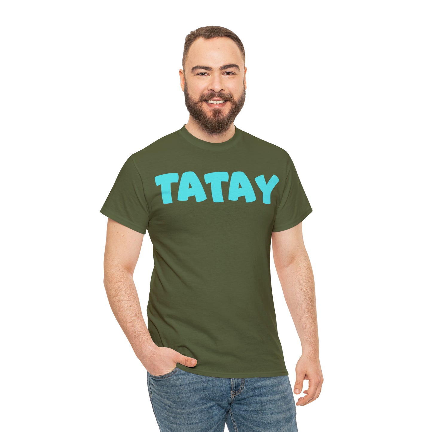 TATAY Unisex Heavy Cotton T-Shirt | Filipino | Tagalog | Father | Dad | Family