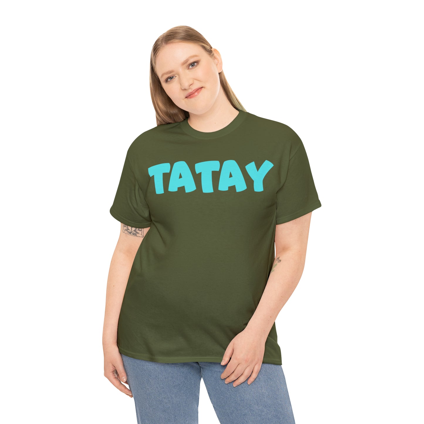 TATAY Unisex Heavy Cotton T-Shirt | Filipino | Tagalog | Father | Dad | Family