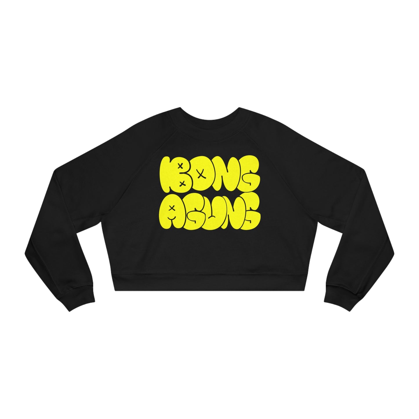 BONGAGUNG Women's Cropped Fleece Pullover