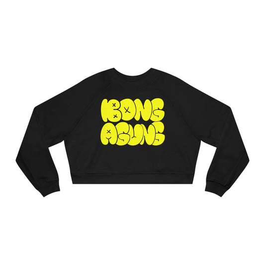 BONGAGUNG Women's Cropped Fleece Pullover