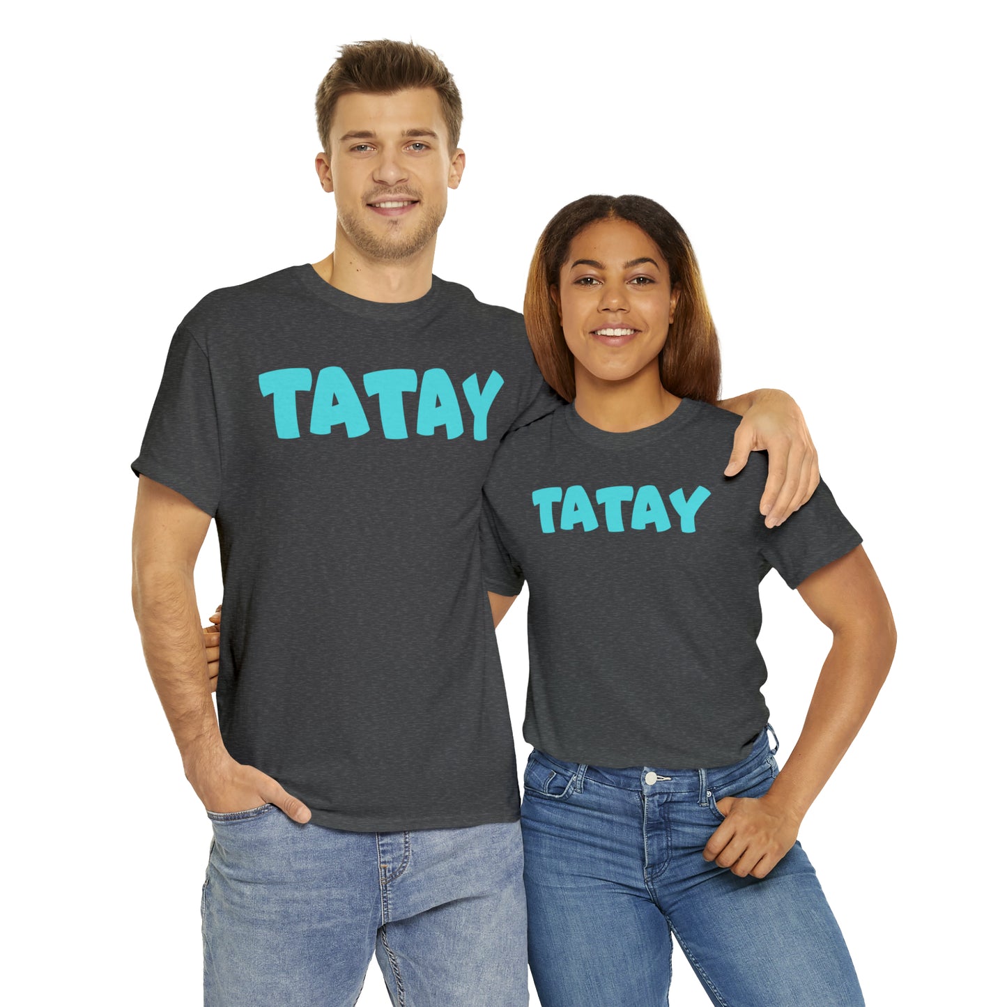 TATAY Unisex Heavy Cotton T-Shirt | Filipino | Tagalog | Father | Dad | Family