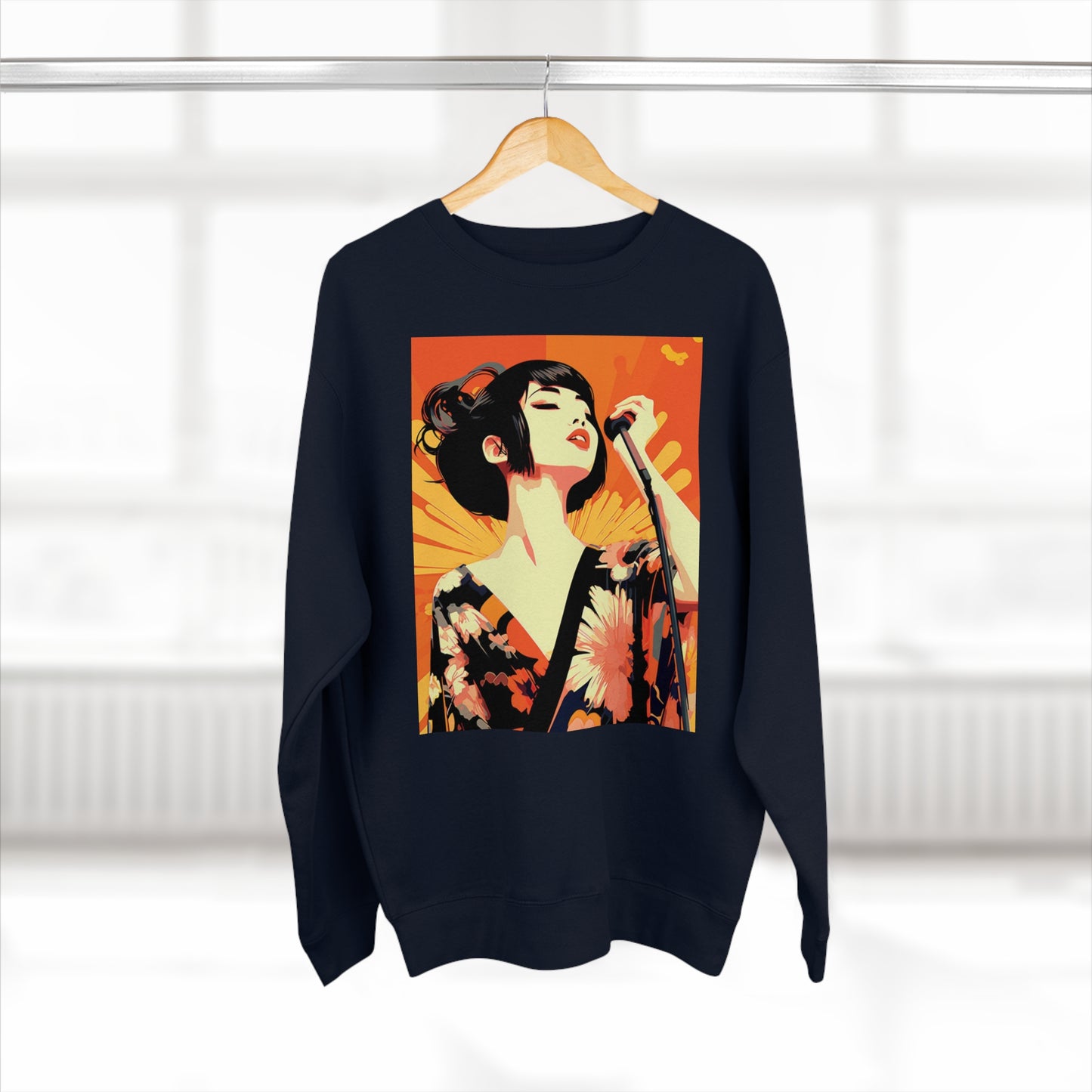 OPERATION KARAOKE  Unisex Premium Crewneck Sweatshirt | Karaoke lovers | Music-inspired | Karaoke apparel