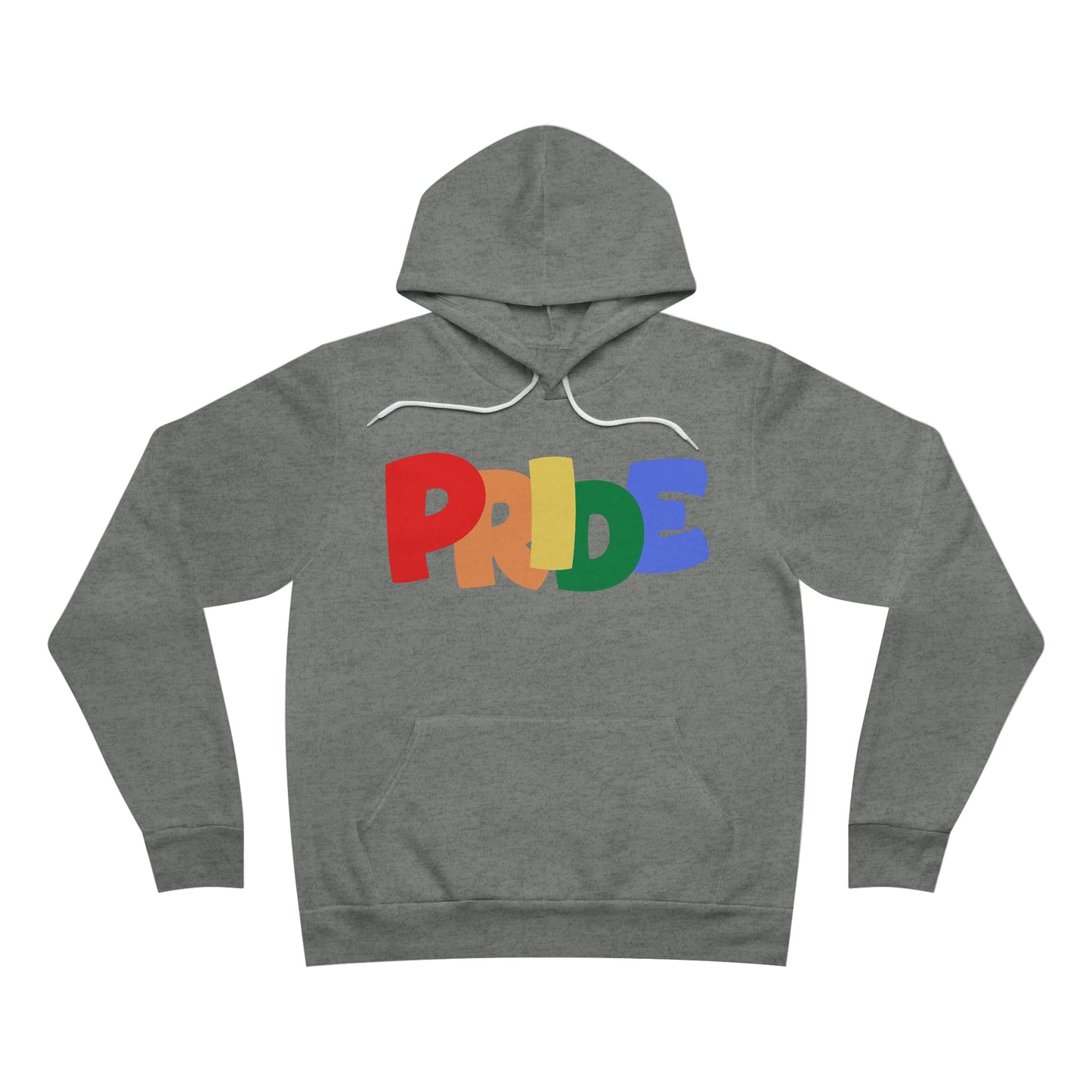 PRIDE Unisex Sponge Fleece Pullover Hoodie | Pride Month | LGBTQ | Lesbian | Gay | Bisexual | Transgender | Queer | Love | Celebrati