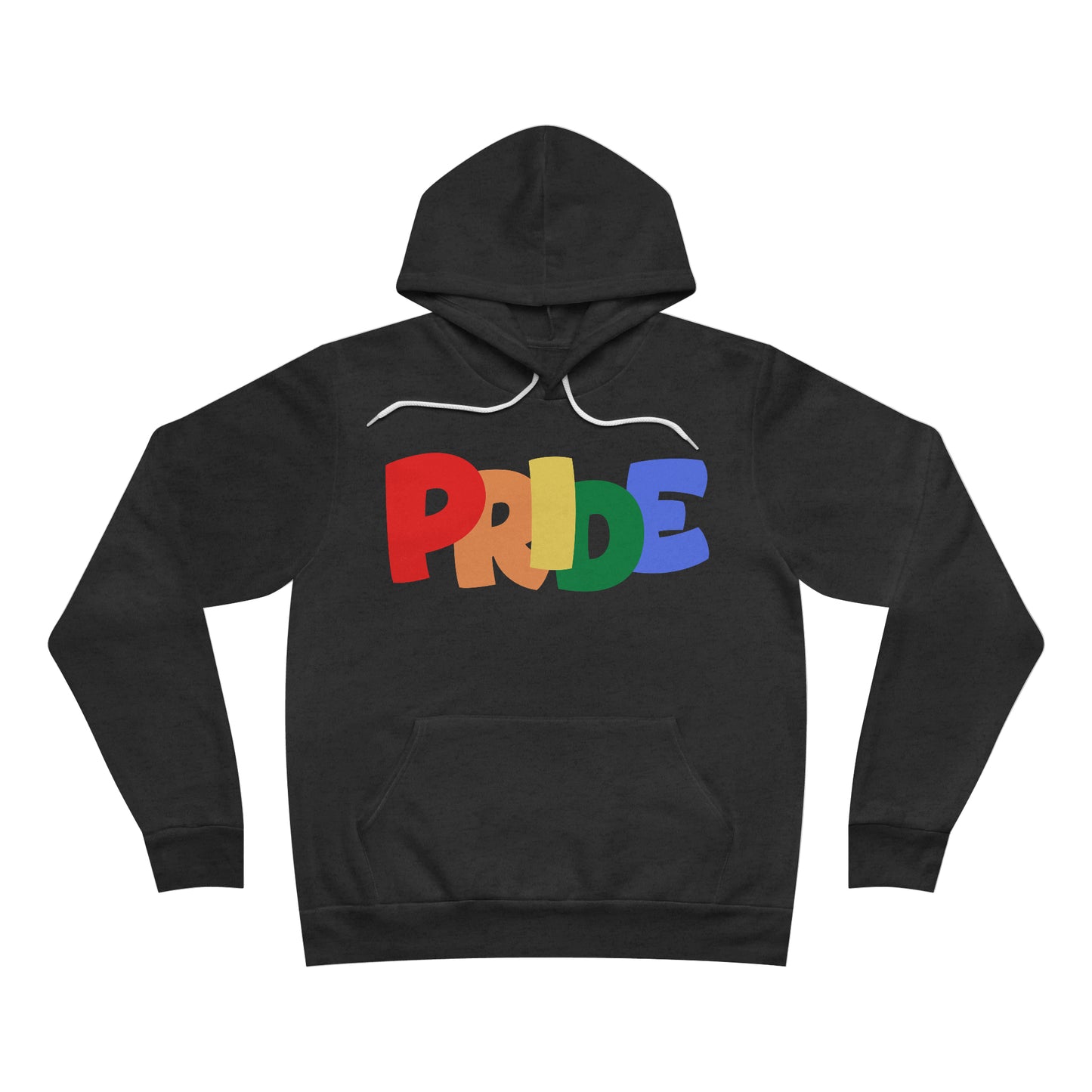 PRIDE Unisex Sponge Fleece Pullover Hoodie | Pride Month | LGBTQ | Lesbian | Gay | Bisexual | Transgender | Queer | Love | Celebrati