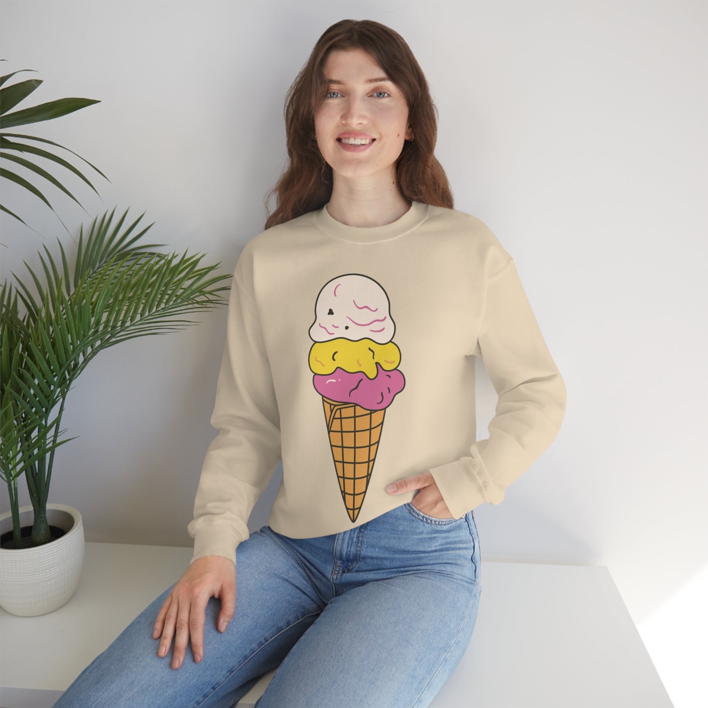 SORBETES Unisex Heavy Blend™ Crewneck Sweatshirt | Ice Cream | Filipino | Tagalog