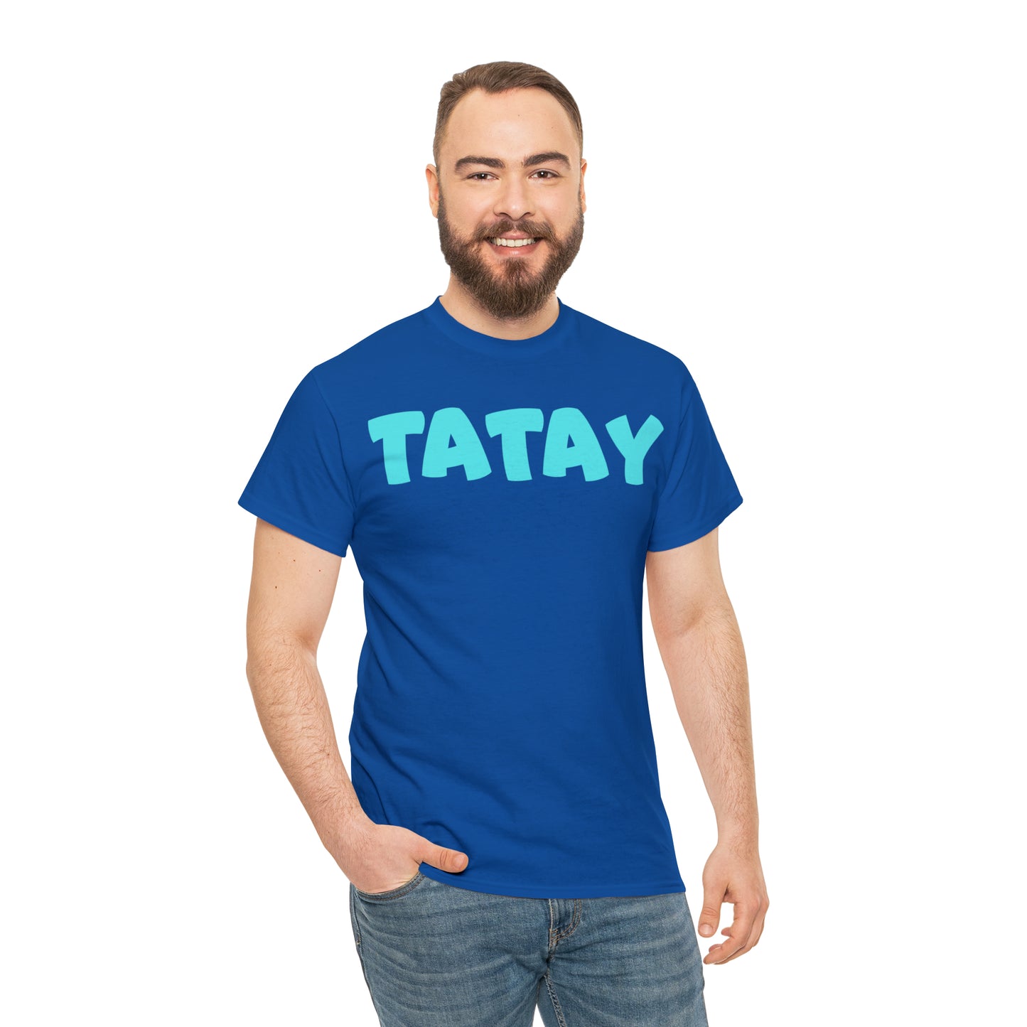 TATAY Unisex Heavy Cotton T-Shirt | Filipino | Tagalog | Father | Dad | Family