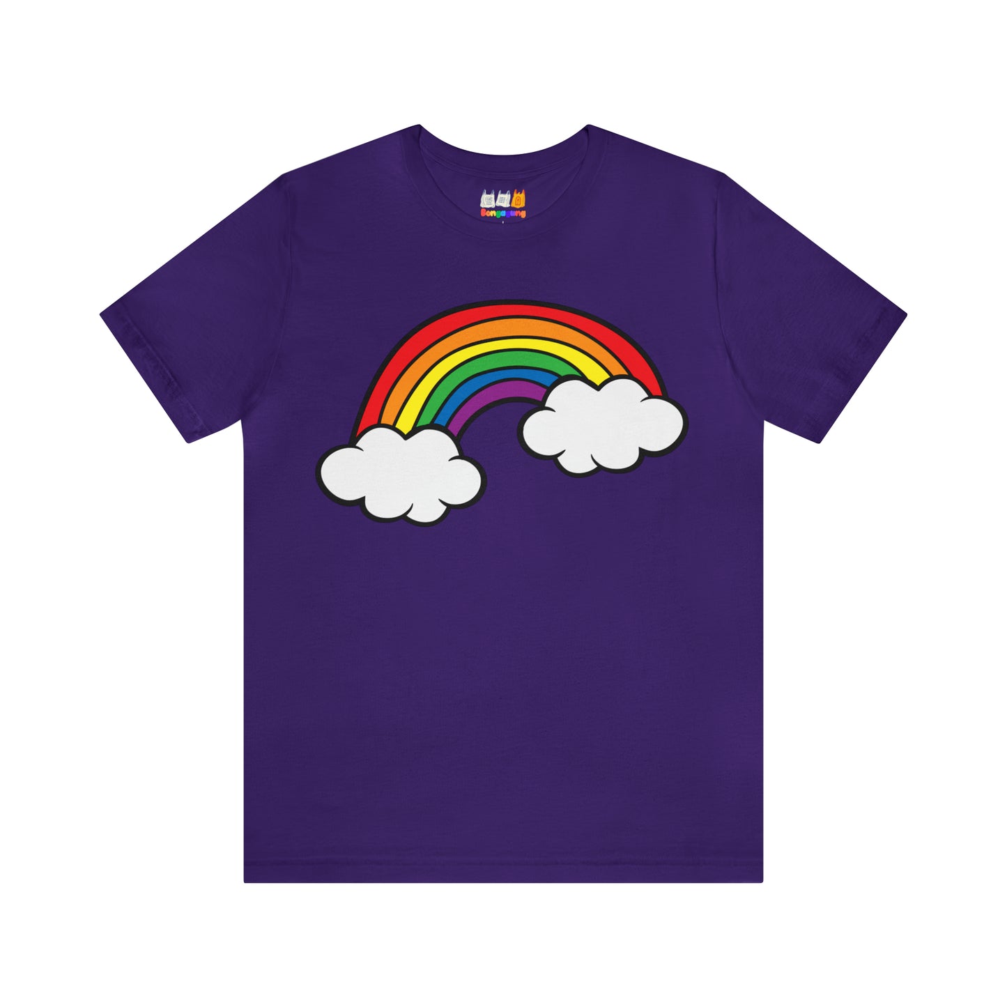 Rainbow Jersey Short Sleeve T-Shirt | Diversity | Equality