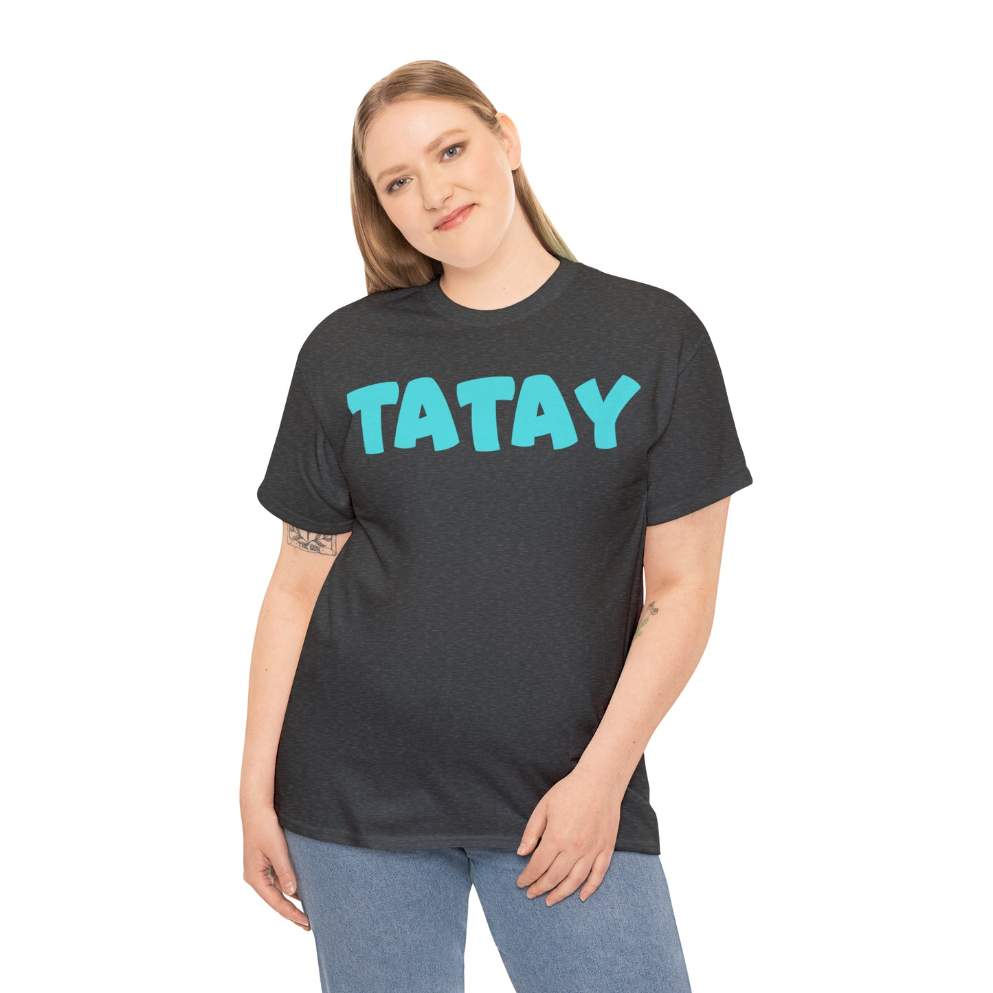 TATAY Unisex Heavy Cotton T-Shirt | Filipino | Tagalog | Father | Dad | Family