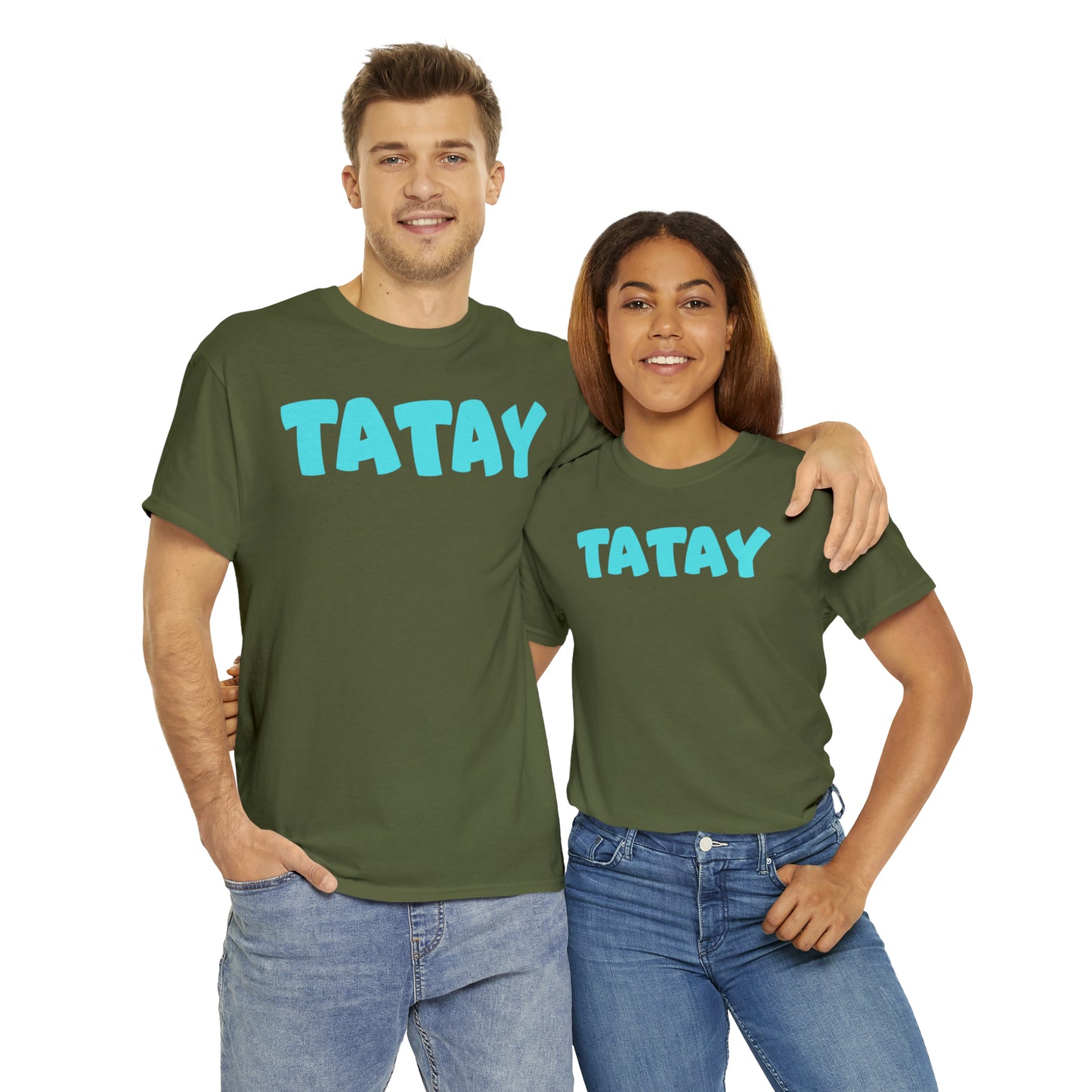 TATAY Unisex Heavy Cotton T-Shirt | Filipino | Tagalog | Father | Dad | Family