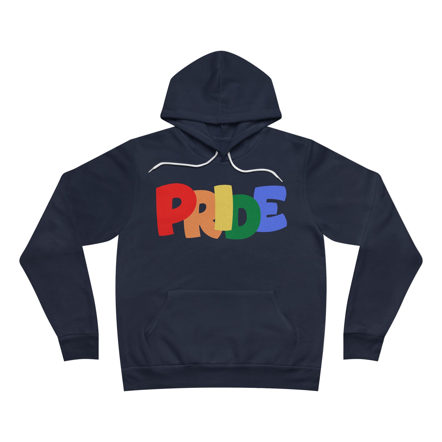 PRIDE Unisex Sponge Fleece Pullover Hoodie | Pride Month | LGBTQ | Lesbian | Gay | Bisexual | Transgender | Queer | Love | Celebrati