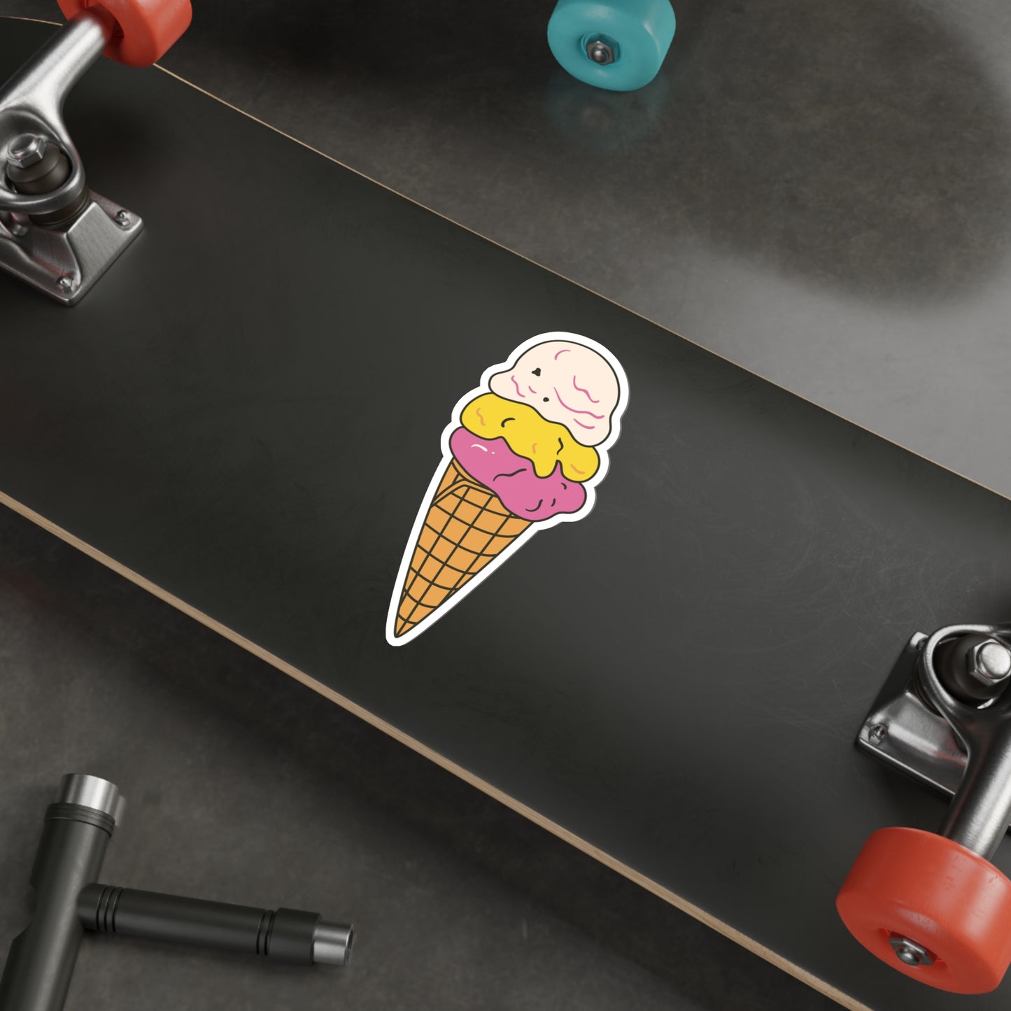 SORBETES Die-Cut Stickers Vinyl Stickers Laptop Car Skateboard Luggage Hydroflasks Phone waterproof  ice cream  filipino tagalog