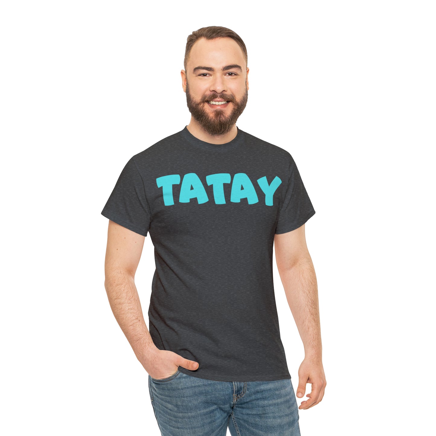 TATAY Unisex Heavy Cotton T-Shirt | Filipino | Tagalog | Father | Dad | Family