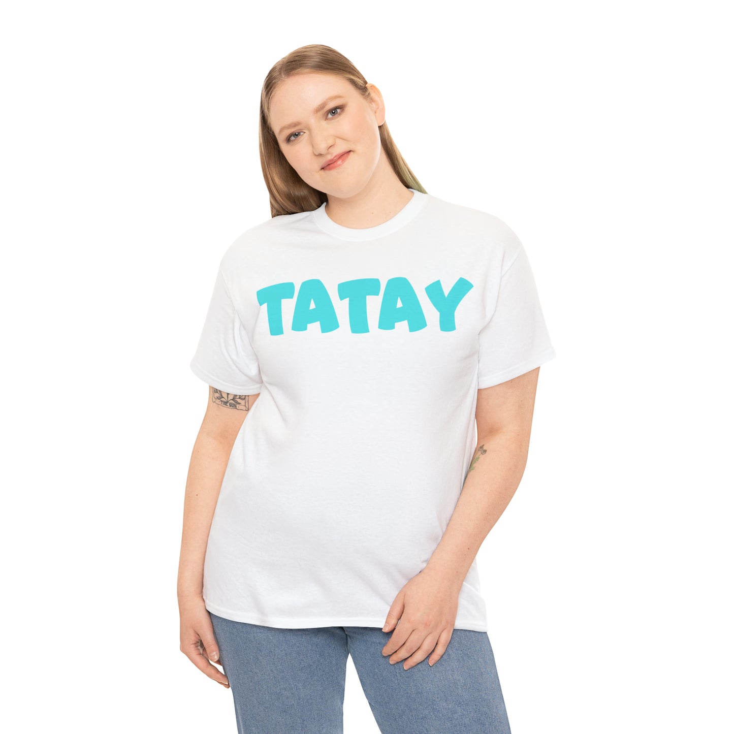 TATAY Unisex Heavy Cotton T-Shirt | Filipino | Tagalog | Father | Dad | Family