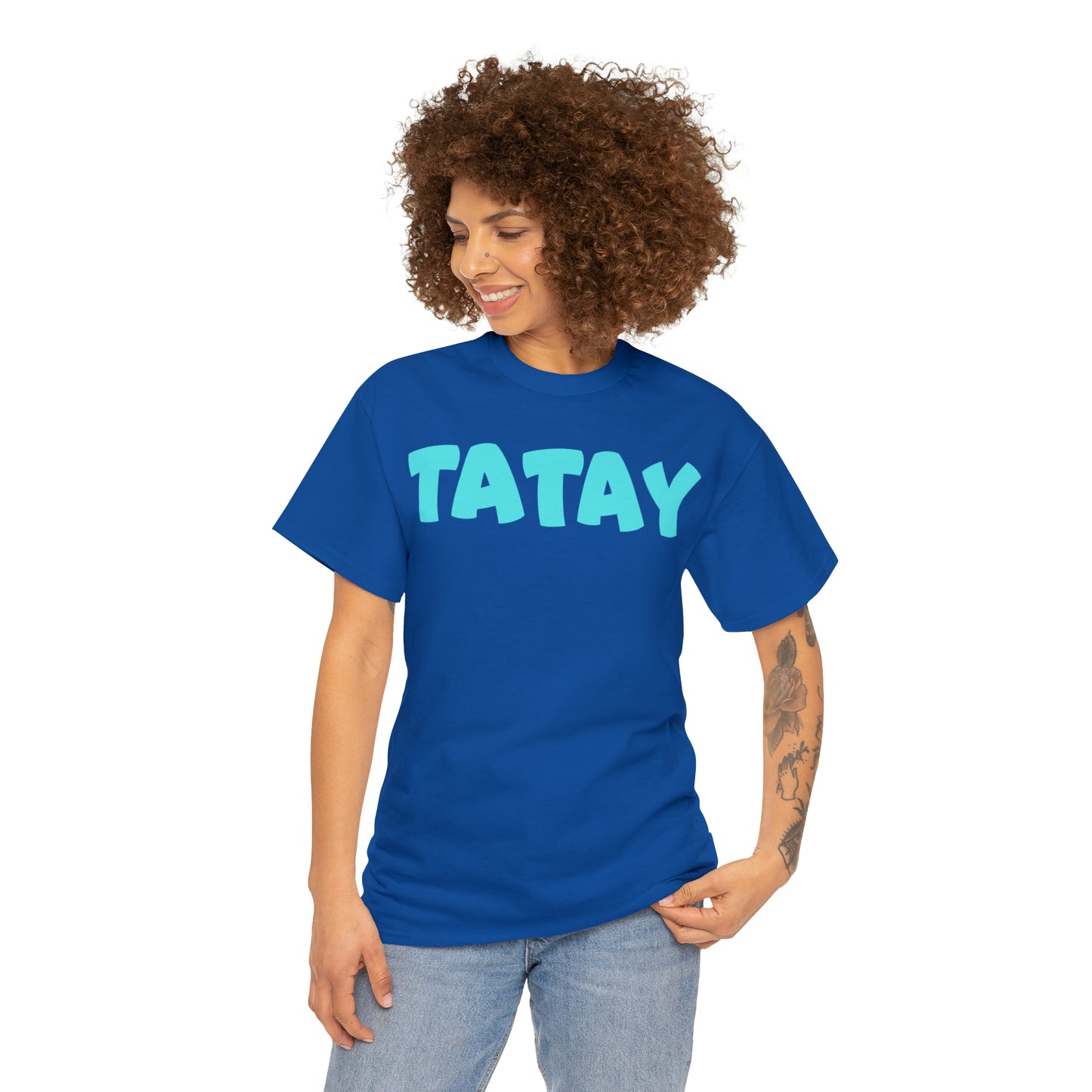 TATAY Unisex Heavy Cotton T-Shirt | Filipino | Tagalog | Father | Dad | Family