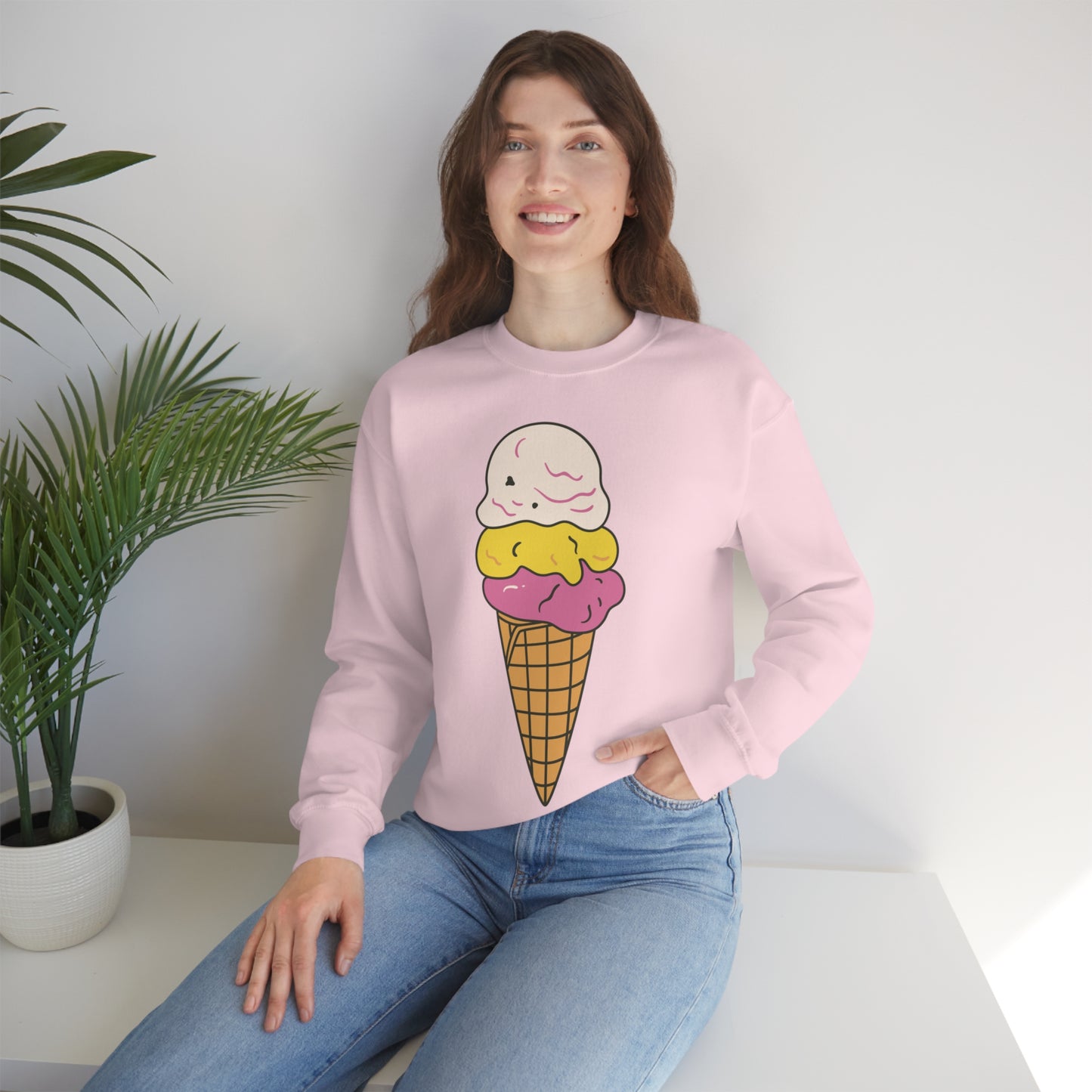 SORBETES Unisex Heavy Blend™ Crewneck Sweatshirt | Ice Cream | Filipino | Tagalog