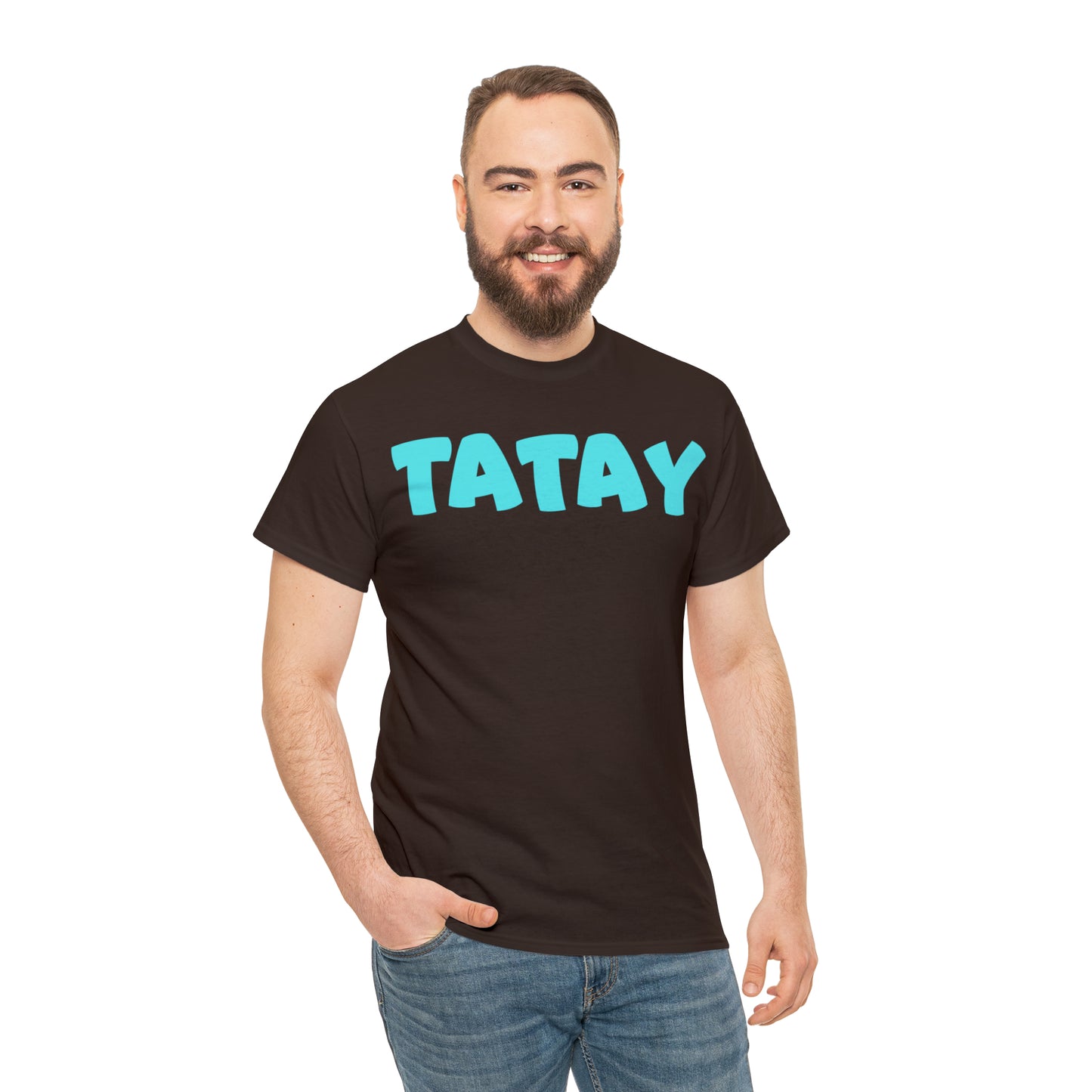 TATAY Unisex Heavy Cotton T-Shirt | Filipino | Tagalog | Father | Dad | Family