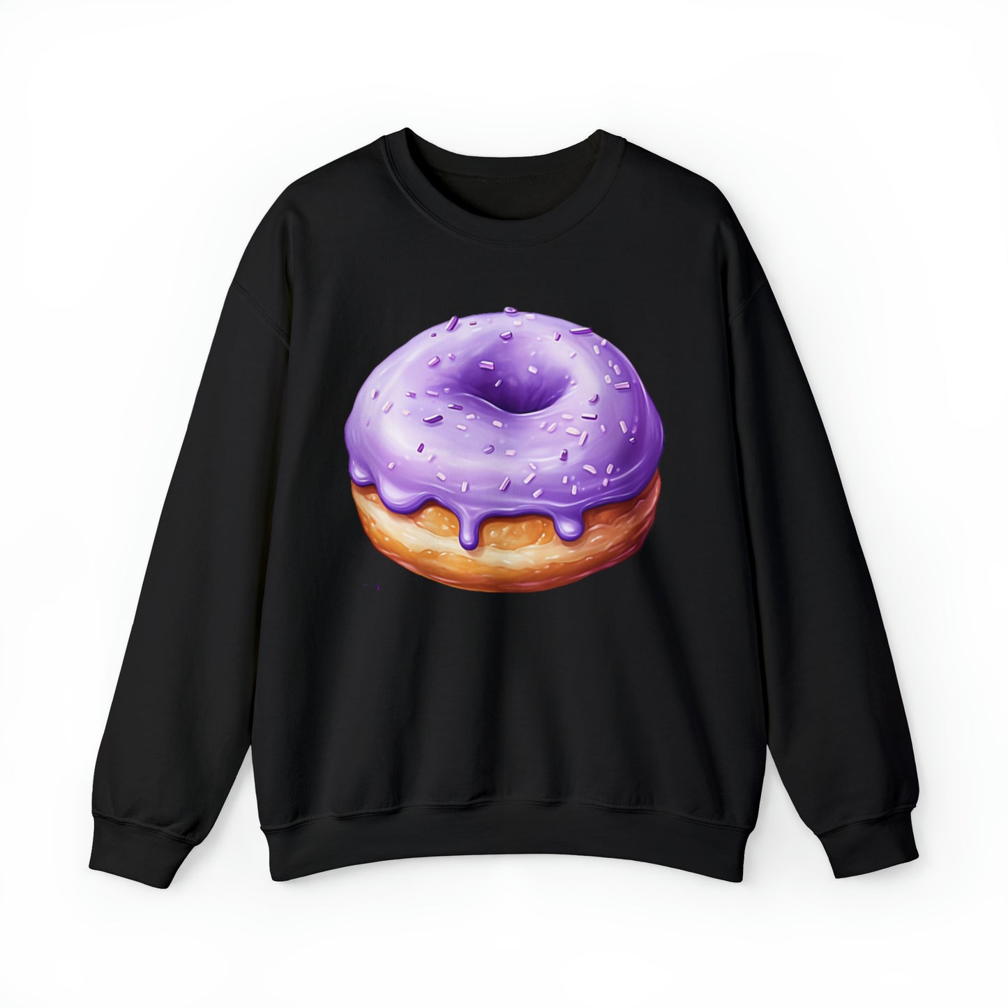 UBE DONUT Unisex Heavy Blend Crewneck Sweatshirt | Filipino | Dessert | Purple Yam | Philippines