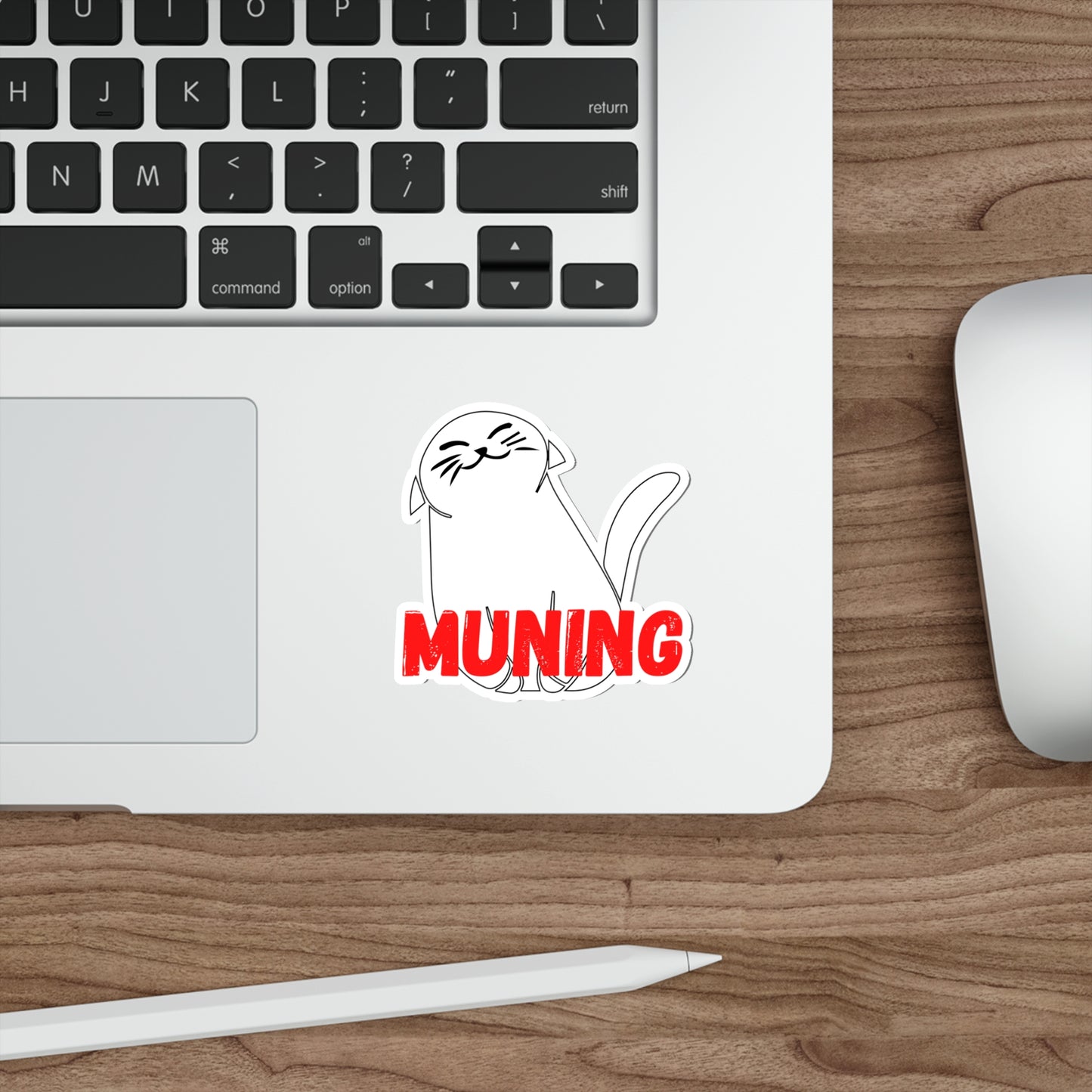 MUNING Die-Cut Stickers Vinyl Stickers Laptop Car Skateboard Luggage Hydroflasks Phone Waterproof Cats Filipino Tagalog