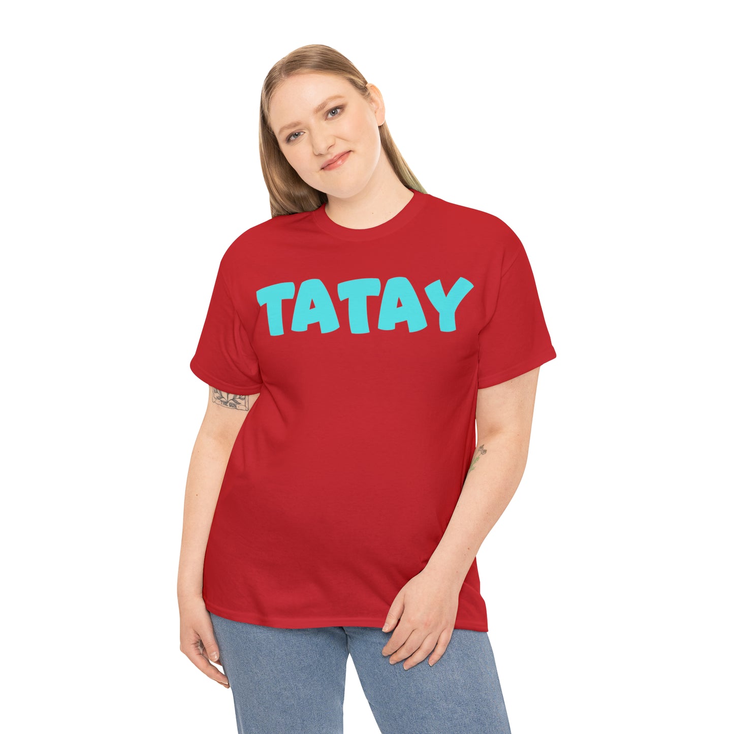 TATAY Unisex Heavy Cotton T-Shirt | Filipino | Tagalog | Father | Dad | Family