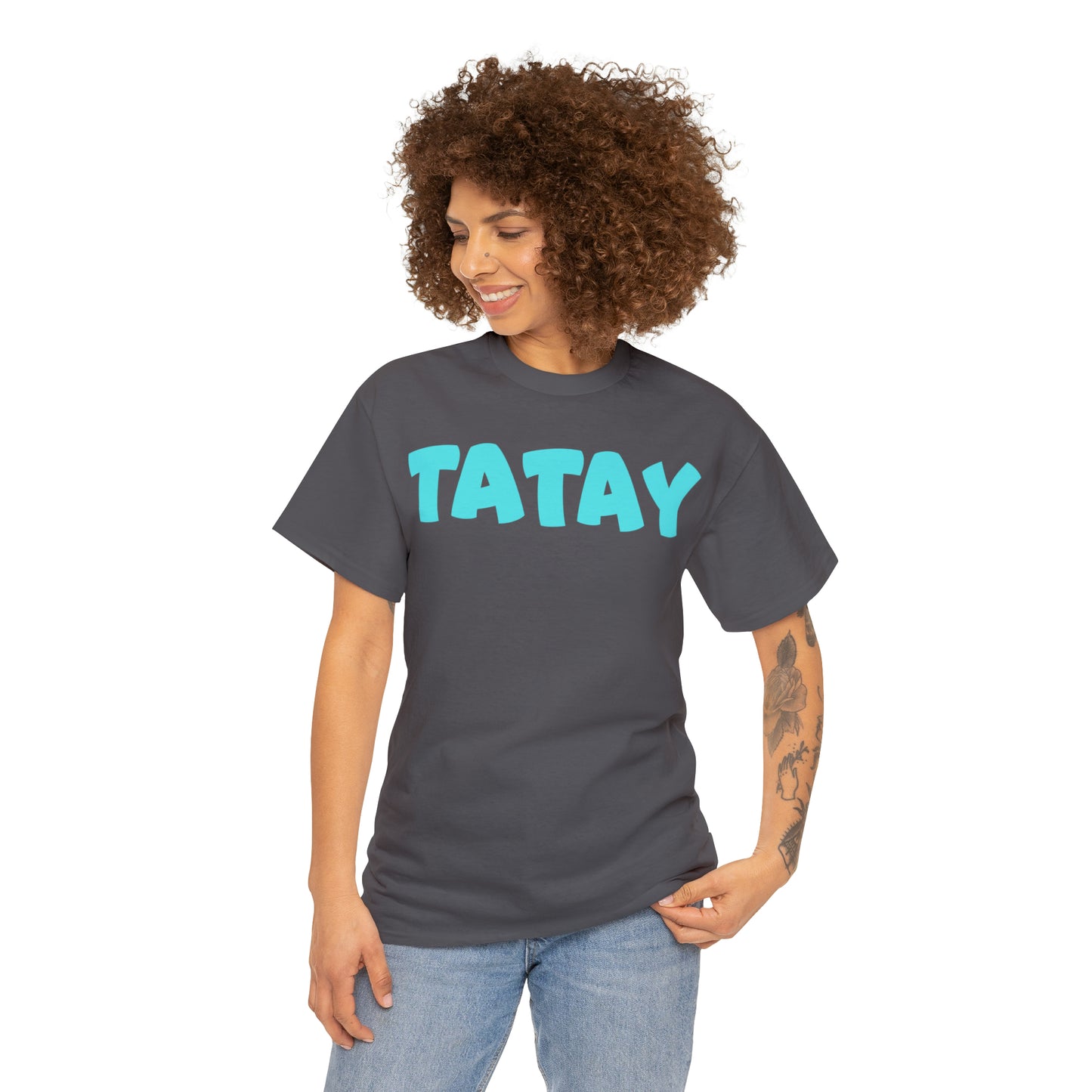 TATAY Unisex Heavy Cotton T-Shirt | Filipino | Tagalog | Father | Dad | Family