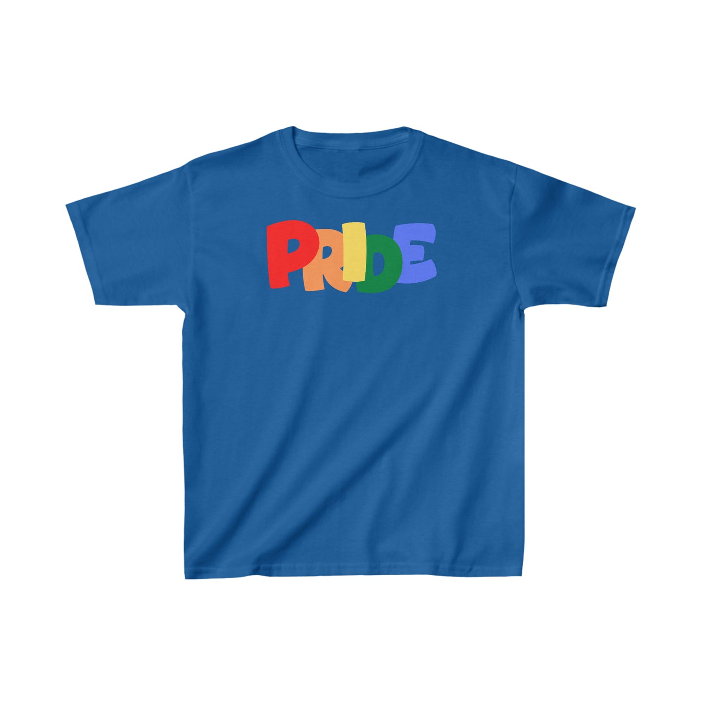 PRIDE Kids Heavy Cotton T-Shirt | Pride Month | LGBTQ | Lesbian Gay Bisexual Transgender Queer | Love | Celebrate