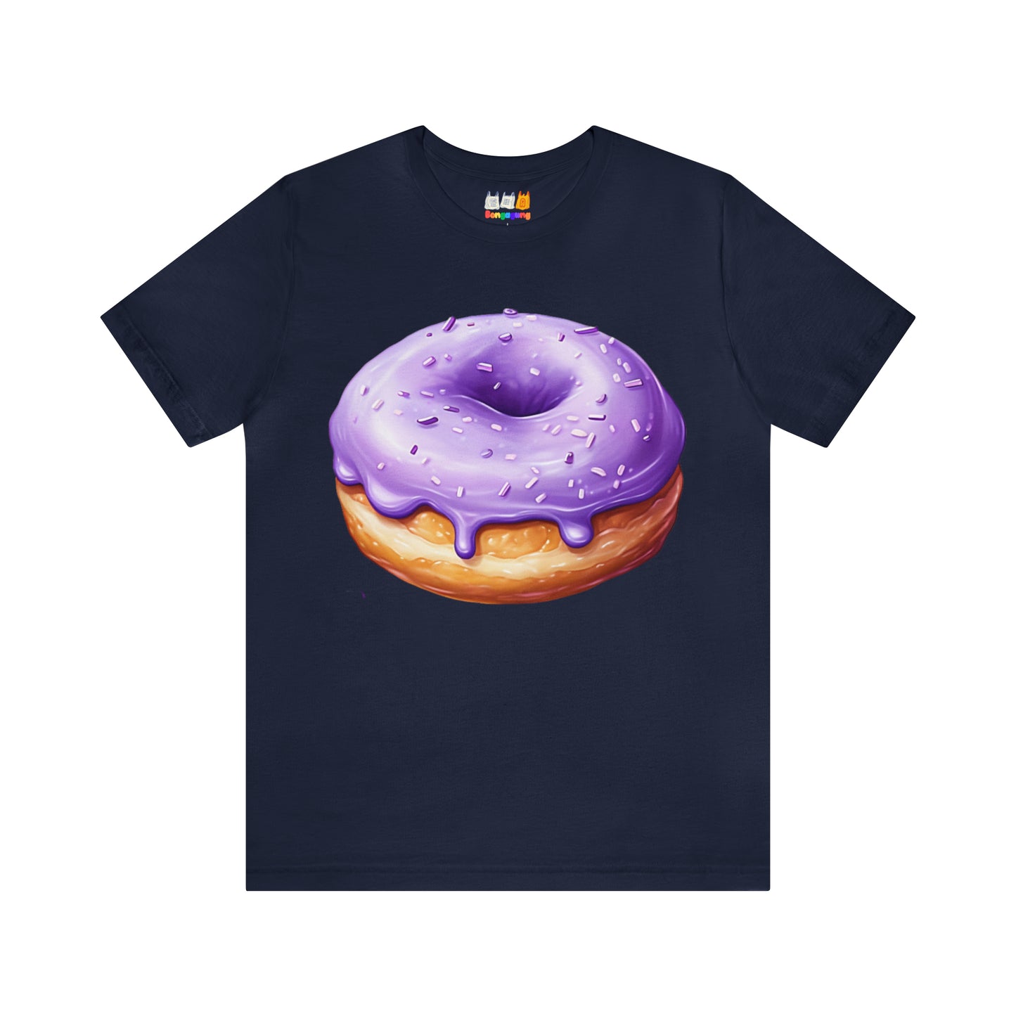 UBE DONUT Unisex Jersey Short Sleeve T-Shirt | Filipino | Dessert | Purple Yam | Philippines