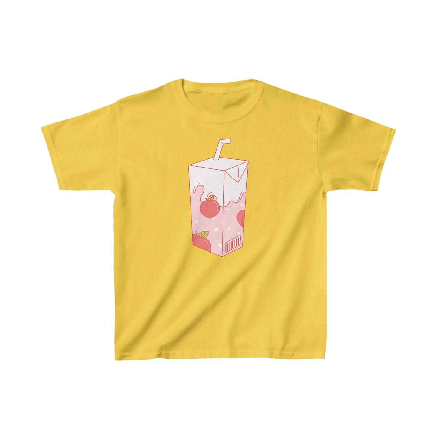 FRUIT MILK - Kid's Heavy Cotton T-Shirt | Fruit Juice Box | Milk carton