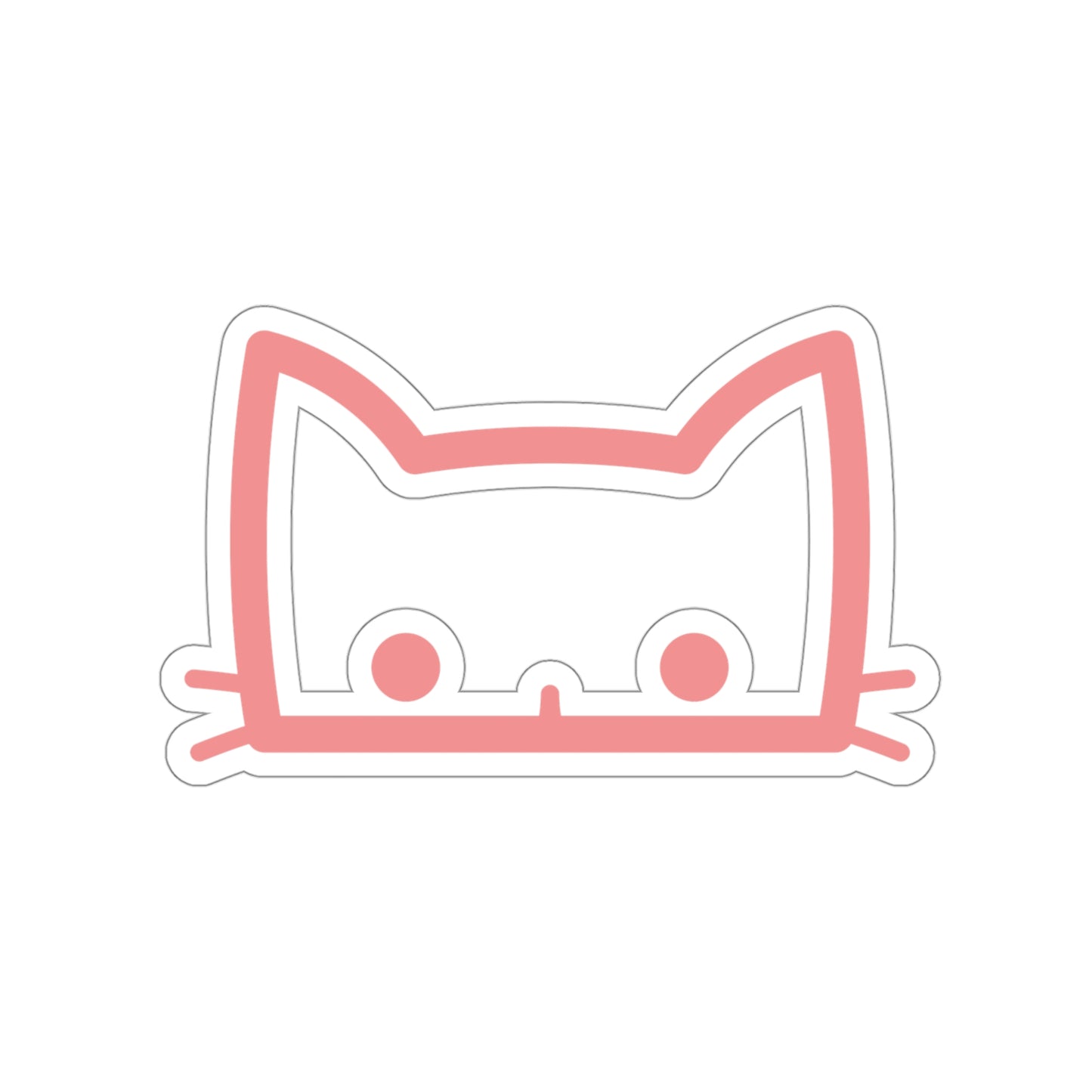 Pink Cat-Die-Cut Stickers | Laptop | Car | Skateboard | Luggage | Phone | Waterproof