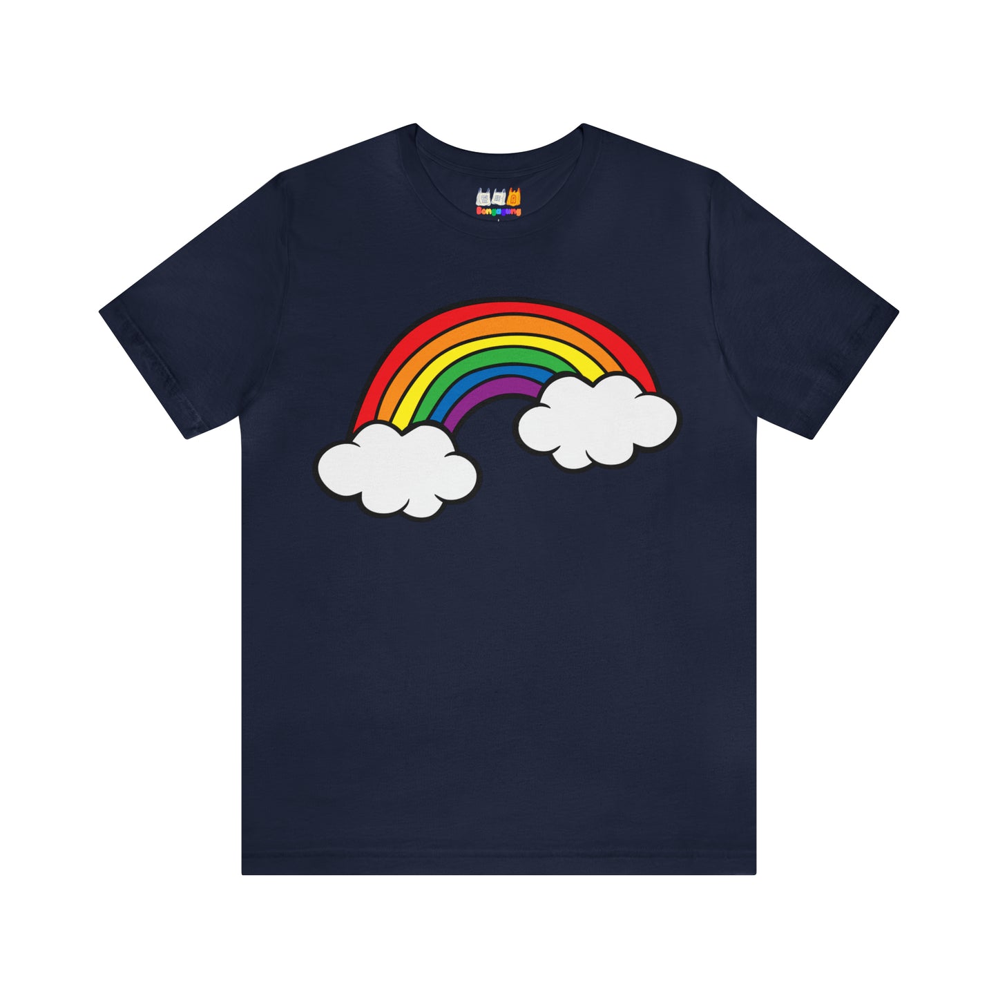 Rainbow Jersey Short Sleeve T-Shirt | Diversity | Equality