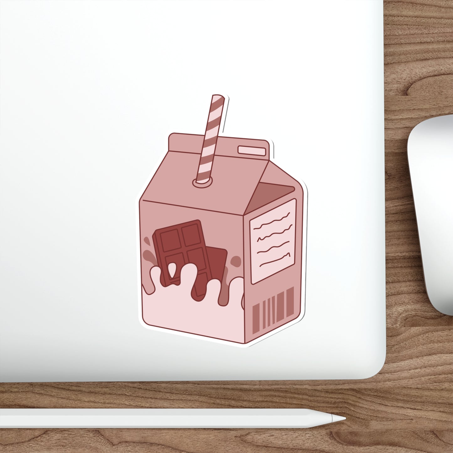 CHOCOLATE MILK CARTON Die-Cut Stickers chocolate milk sticker Laptop Car Skateboard Luggage Hydroflasks Phone waterproof