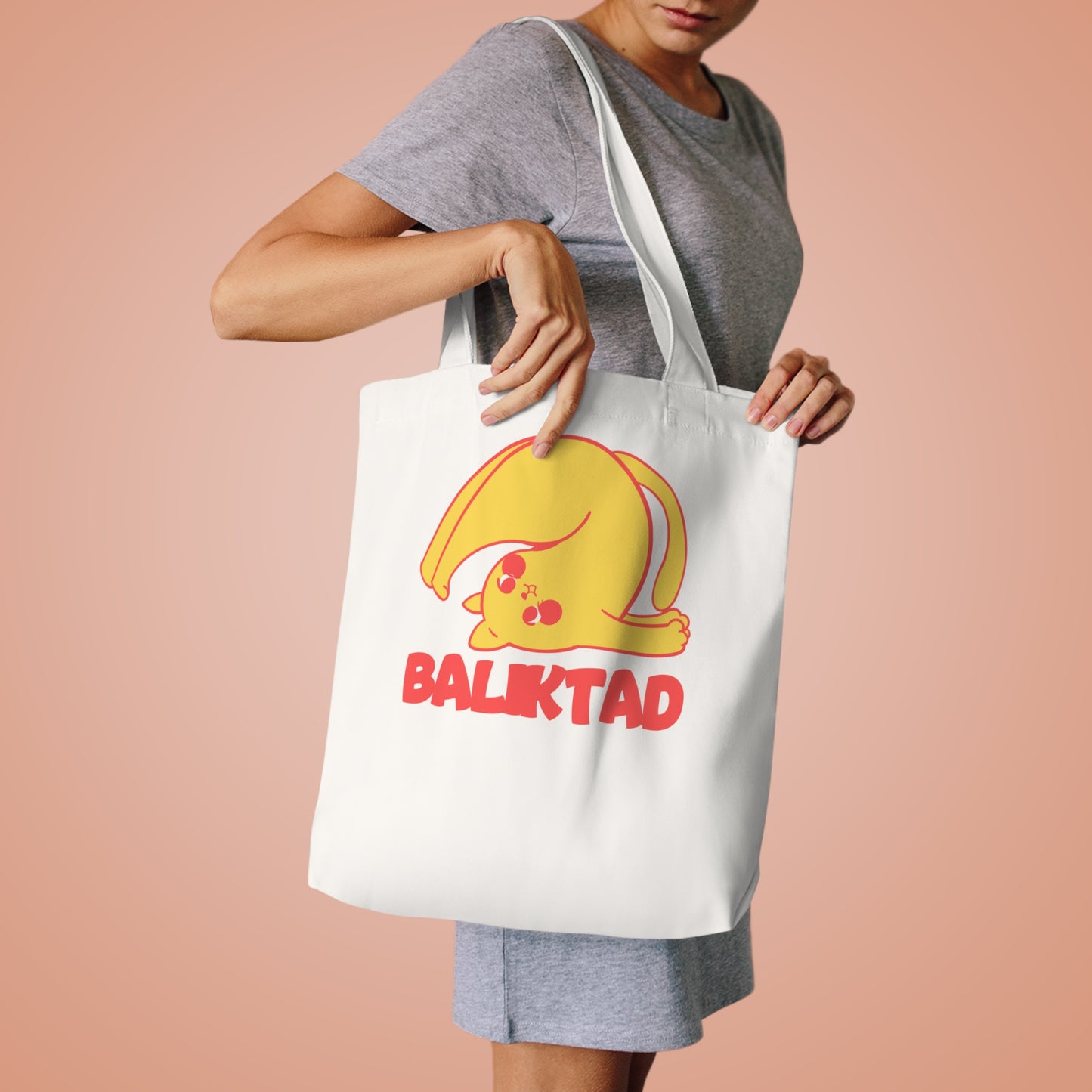 BALIKTAD - Cotton Tote Bag | Cats | Cat lover | Filipino | Tagalog