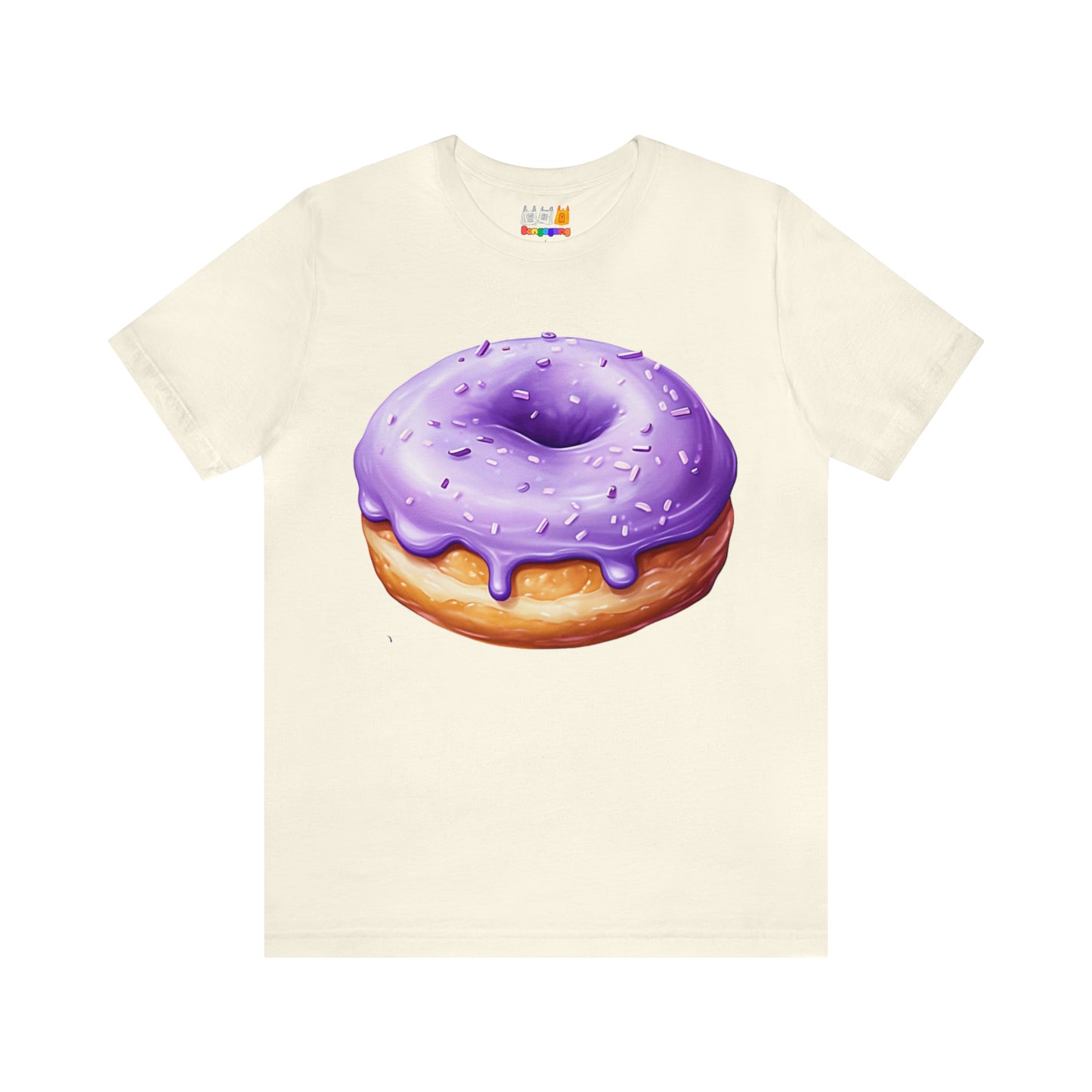 UBE DONUT Unisex Jersey Short Sleeve T-Shirt | Filipino | Dessert | Purple Yam | Philippines