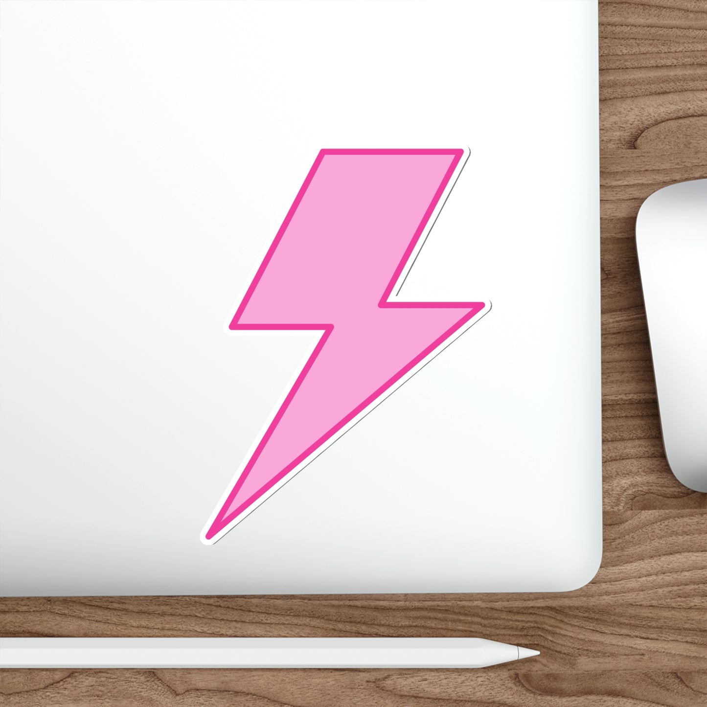 PINK BOLT Die-Cut Stickers Vinyl Stickers Laptop Car Skateboard Luggage Hydroflasks Phone Waterproof