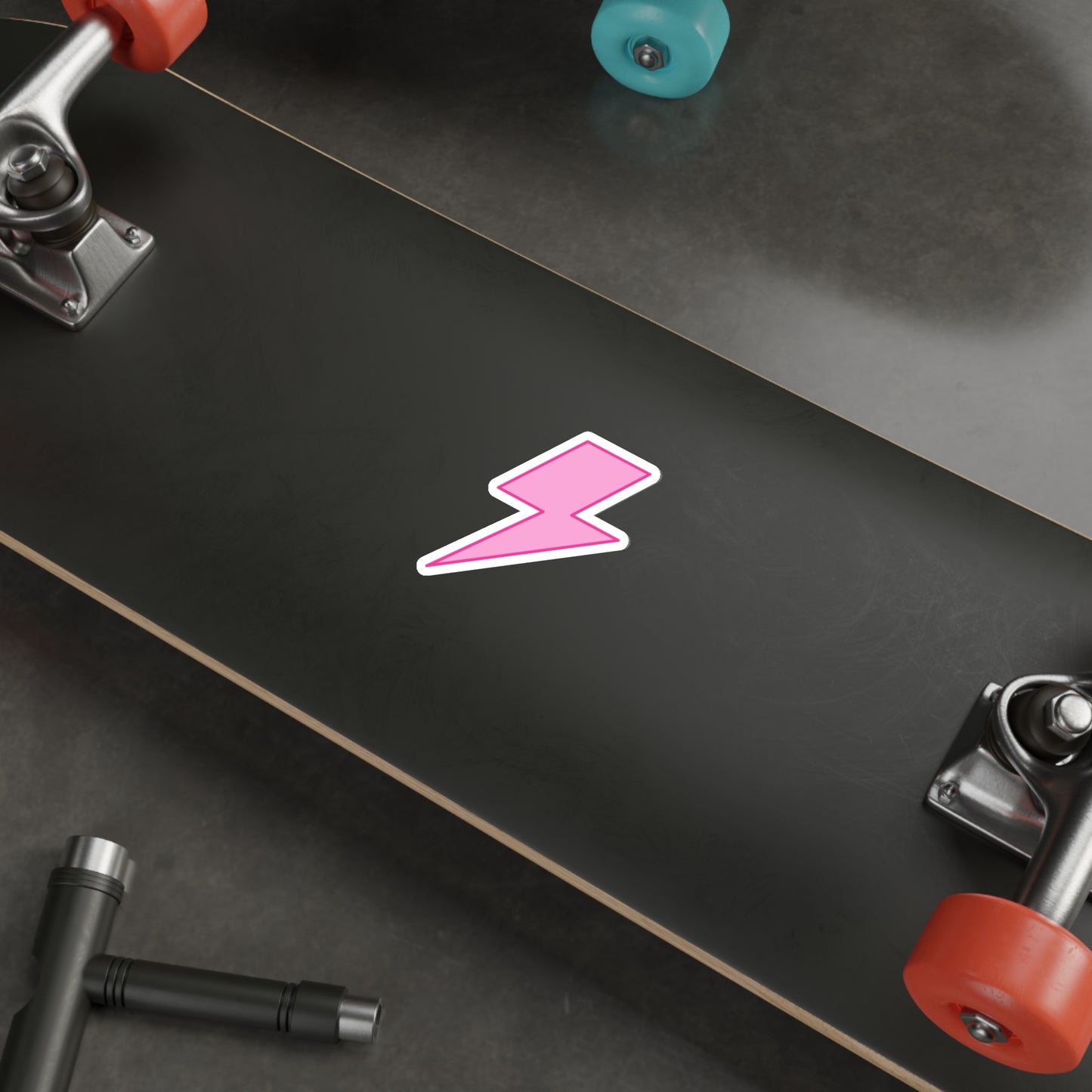 PINK BOLT Die-Cut Stickers Vinyl Stickers Laptop Car Skateboard Luggage Hydroflasks Phone Waterproof