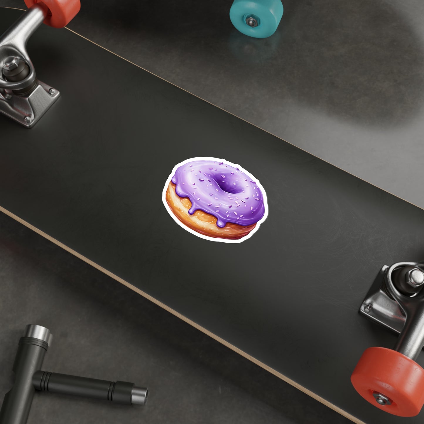 UBE DONUT Die-Cut Stickers | Filipino | Dessert | Purple Yam | Philippines