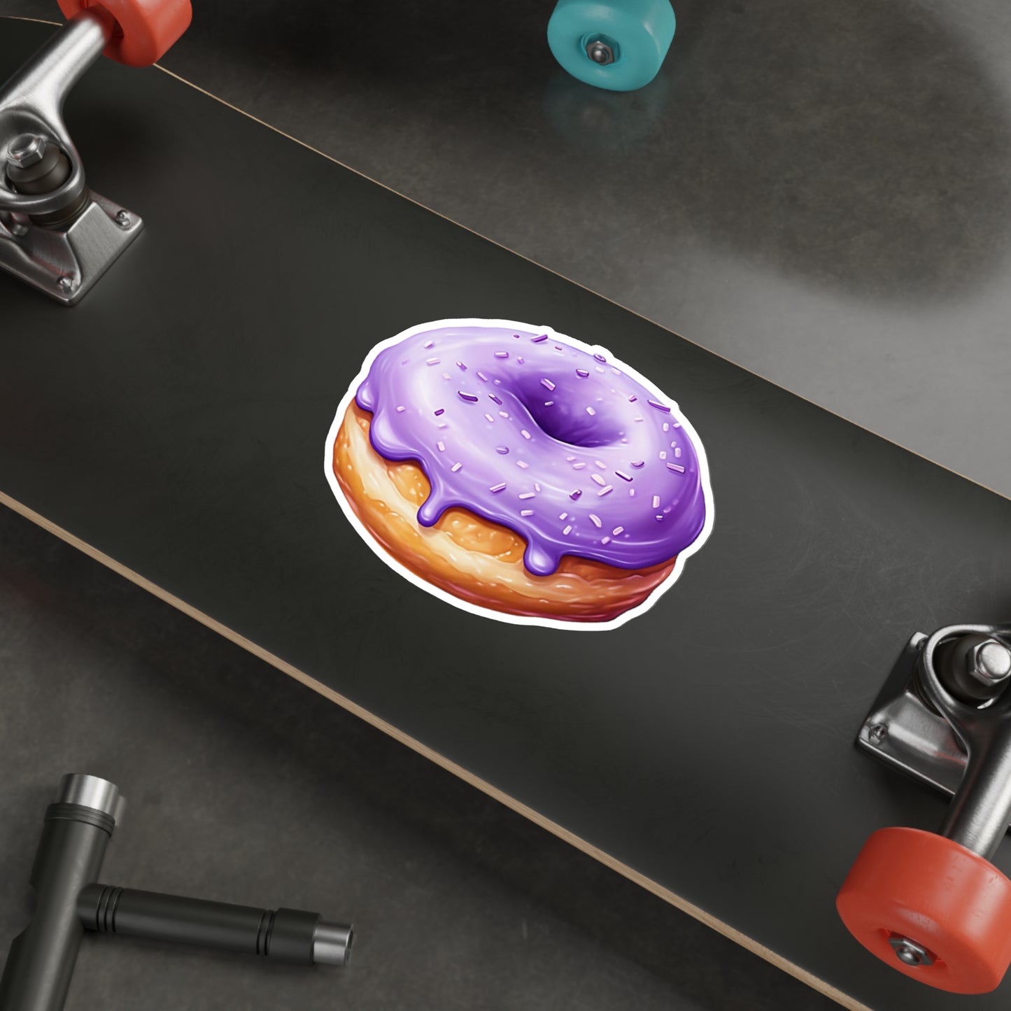 UBE DONUT Die-Cut Stickers | Filipino | Dessert | Purple Yam | Philippines