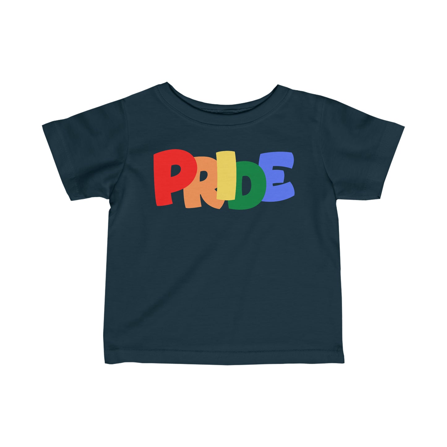 PRIDE Infant Fine Jersey T-Shirt | Pride Month | LGBTQ | Lesbian Gay Bisexual Transgender Queer | Love | Celebrate