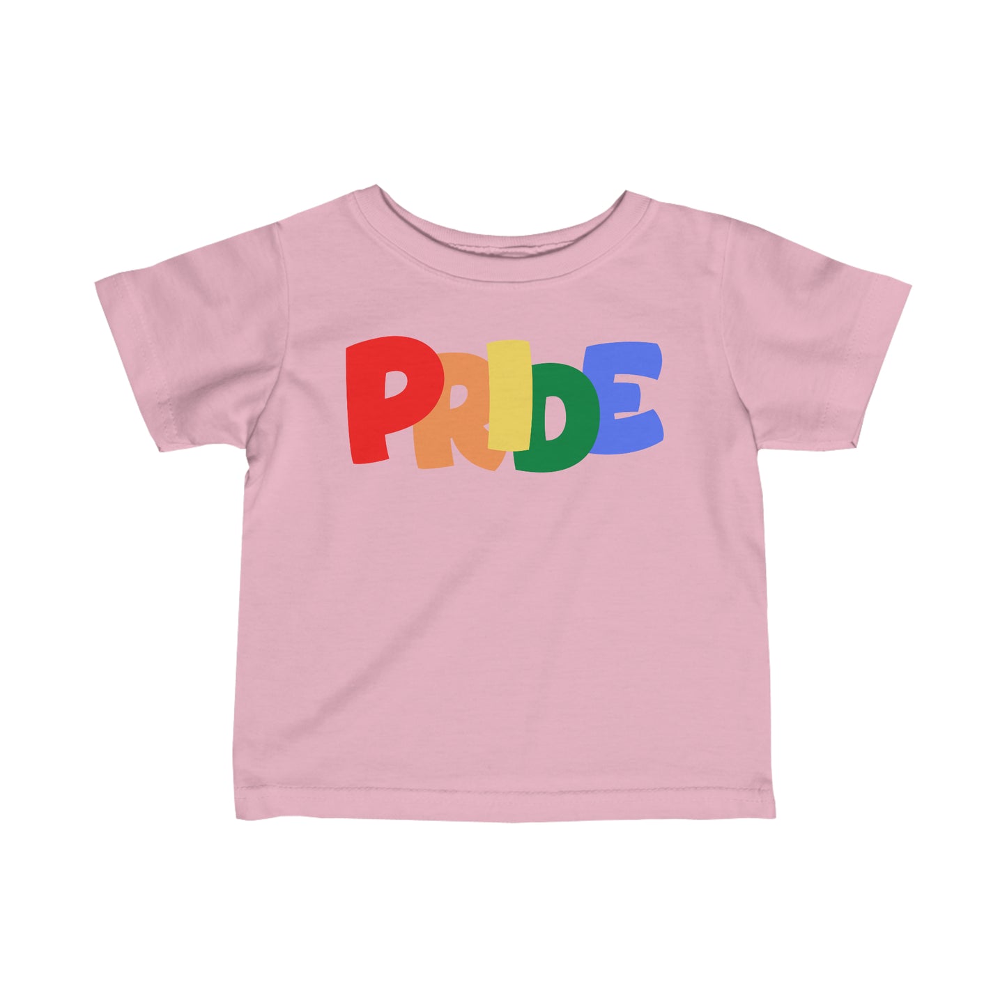 PRIDE Infant Fine Jersey T-Shirt | Pride Month | LGBTQ | Lesbian Gay Bisexual Transgender Queer | Love | Celebrate