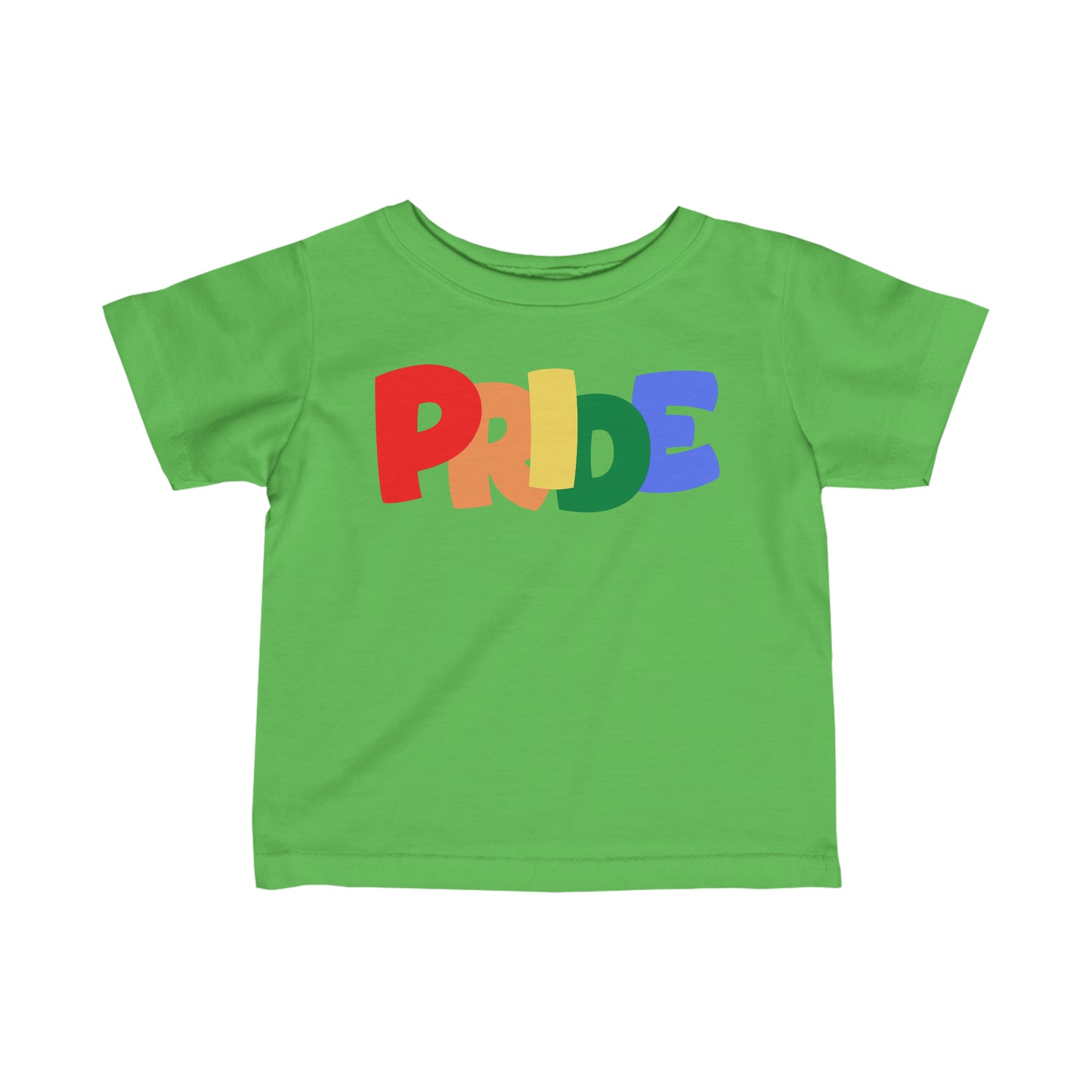 PRIDE Infant Fine Jersey T-Shirt | Pride Month | LGBTQ | Lesbian Gay Bisexual Transgender Queer | Love | Celebrate