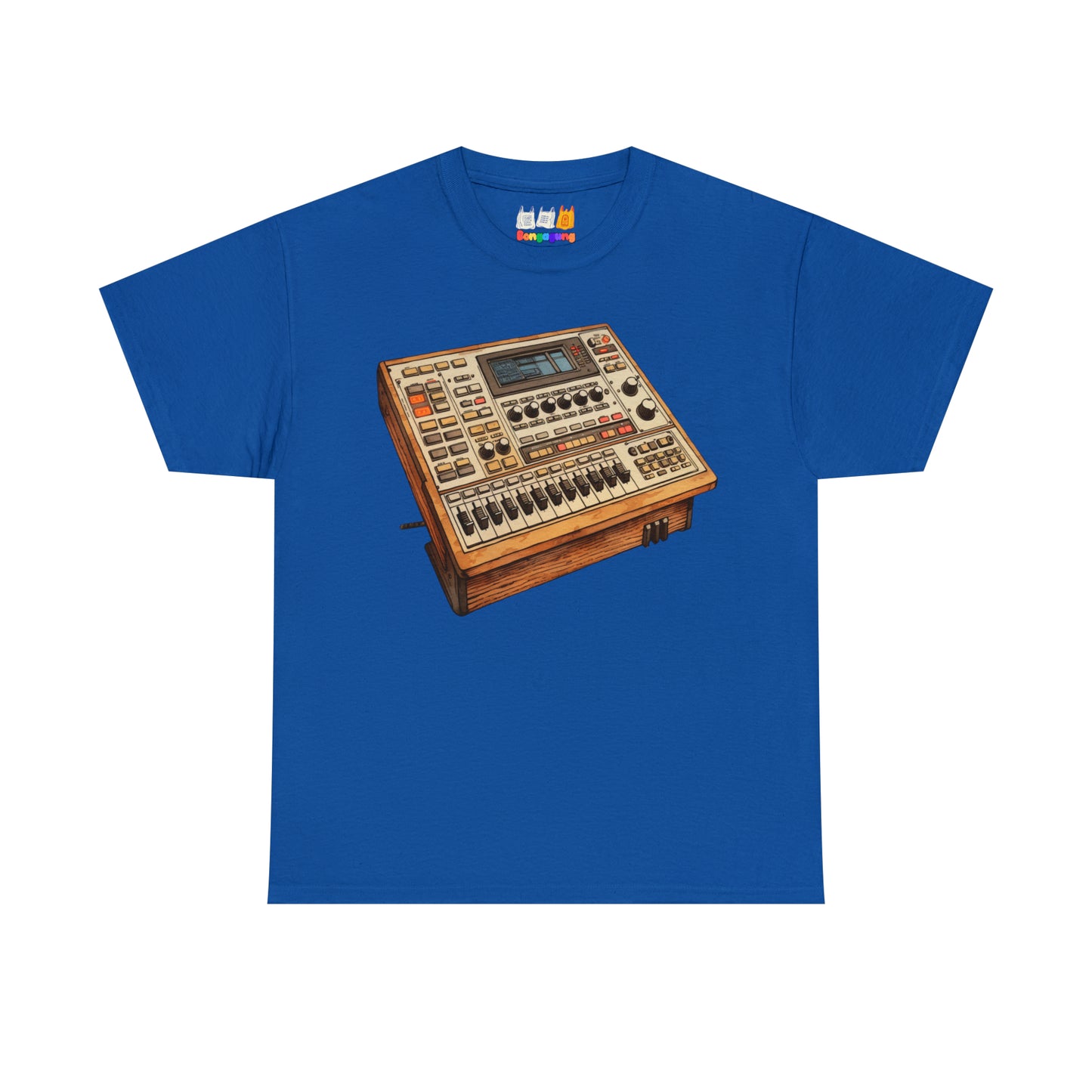 Analog Drum Machine Unisex Heavy Cotton T-Shirt | Electronic Music | Beat Making | Hip Hop | Music Production