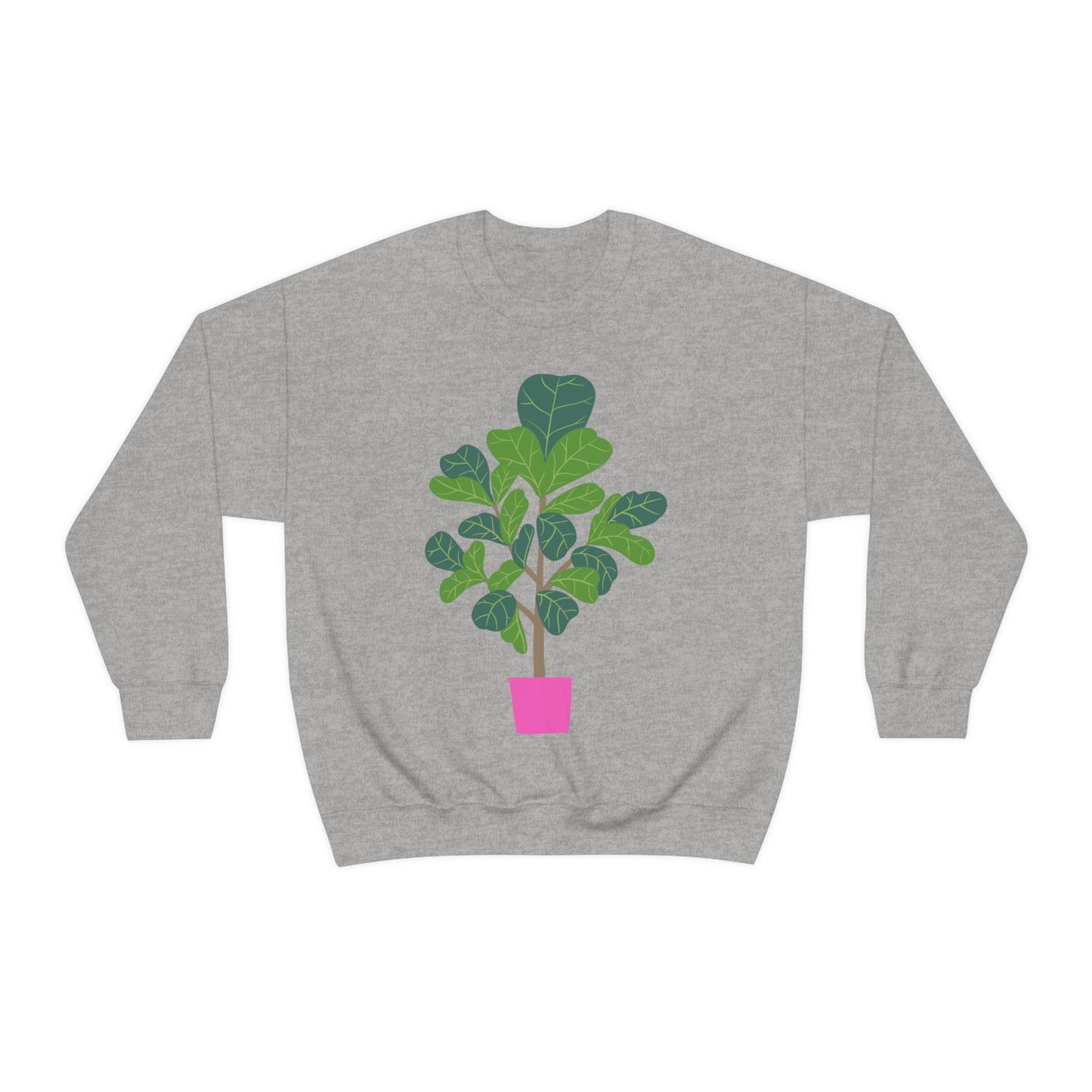 FIDDLE LEAF FIG  Unisex Heavy Blend™ Crewneck Sweatshirt |  House plants