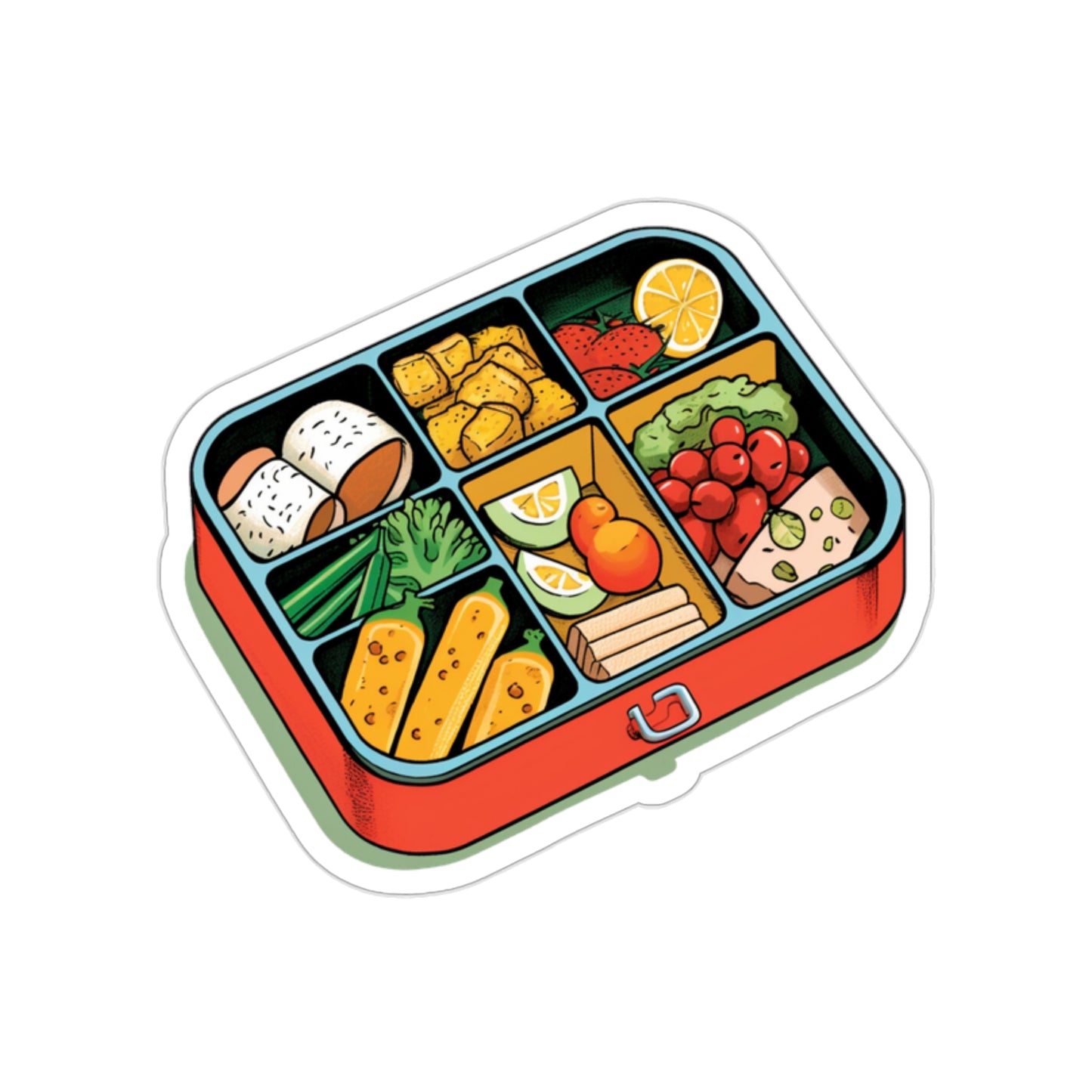 BENTO BOX - Die-Cut Stickers | Japanese | Traditional | Lunchbox