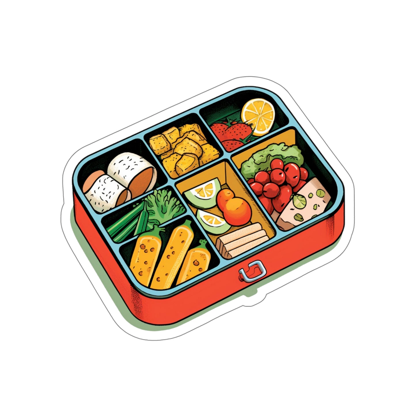 BENTO BOX - Die-Cut Stickers | Japanese | Traditional | Lunchbox