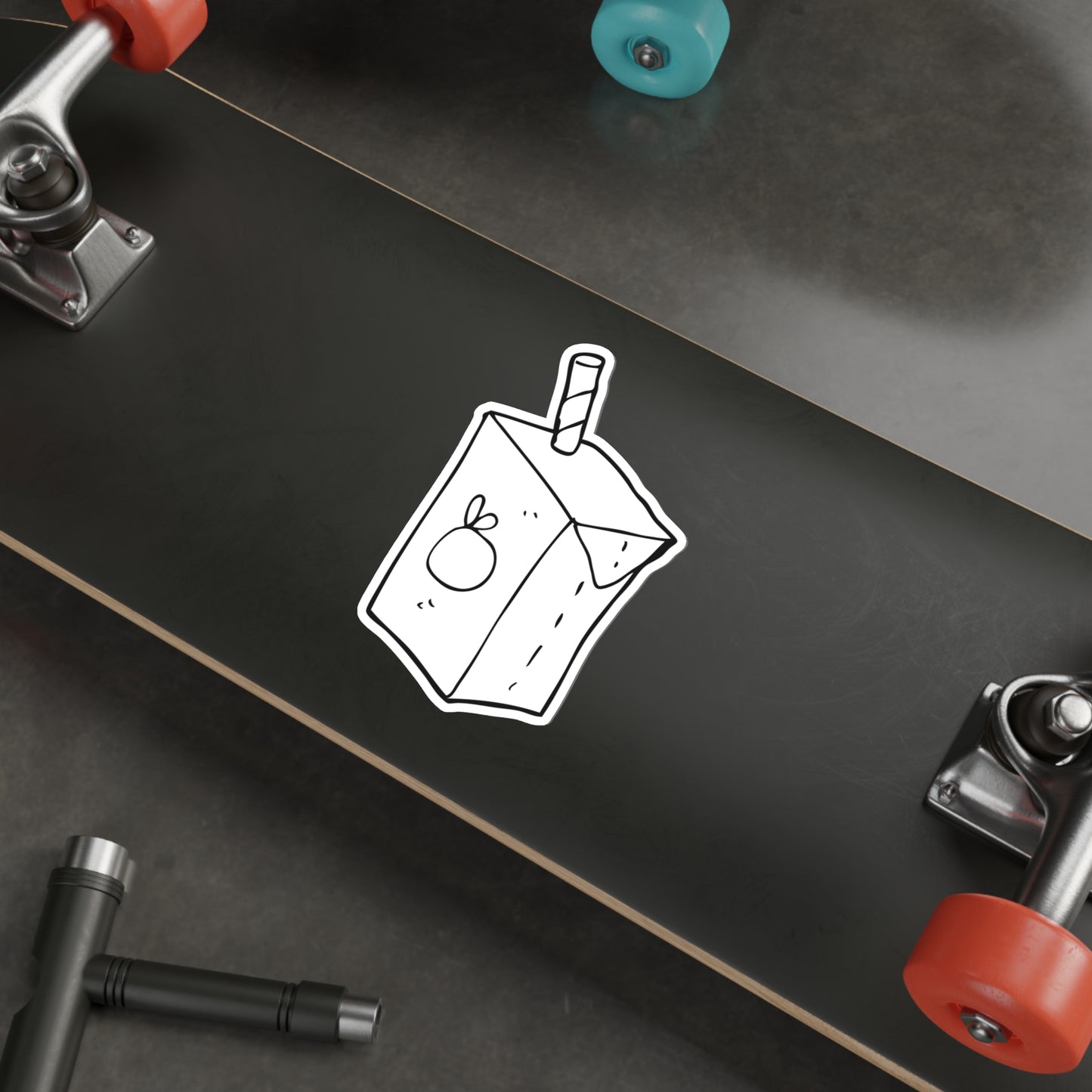 DOODLE JUICE BOX Die-Cut Stickers| Drawing| Art| Laptop|Skateboard| Phone| Waterproof