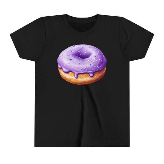 UBE DONUT Kids Short Sleeve T-Shirt | Filipino | Dessert | Purple Yam | Philippines