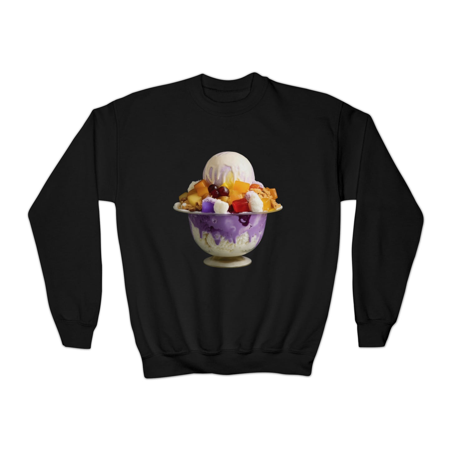 HALO-HALO Youth Crewneck Sweatshirt | Filipino | Tagalog | Dessert | Sweet