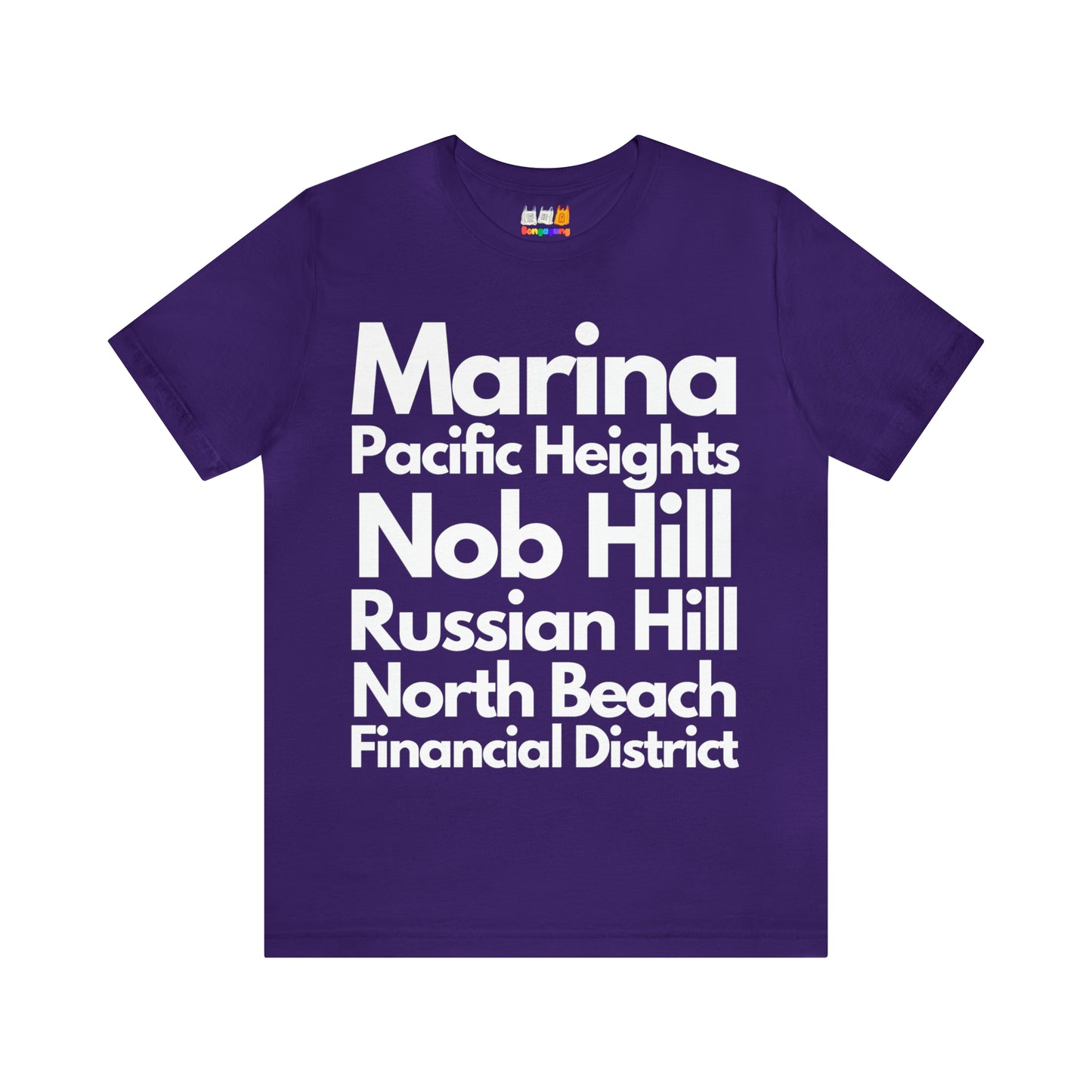 SAN FRANCISCO MARINA Unisex Jersey Short Sleeve T-Shirt | San Francisco | Bay Area | California